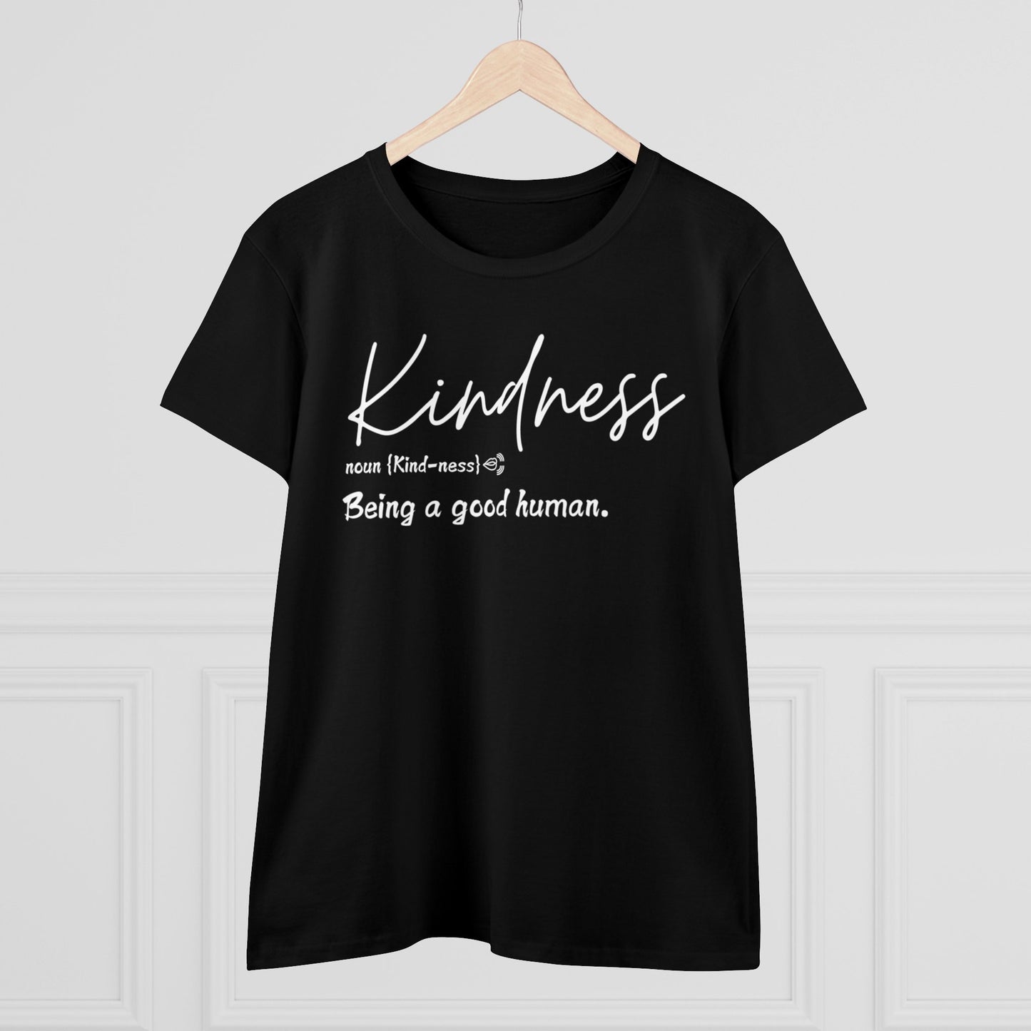 Women's Midweight Cotton "Kindness" Graphic Tee - In Style Chics Boutique LLC