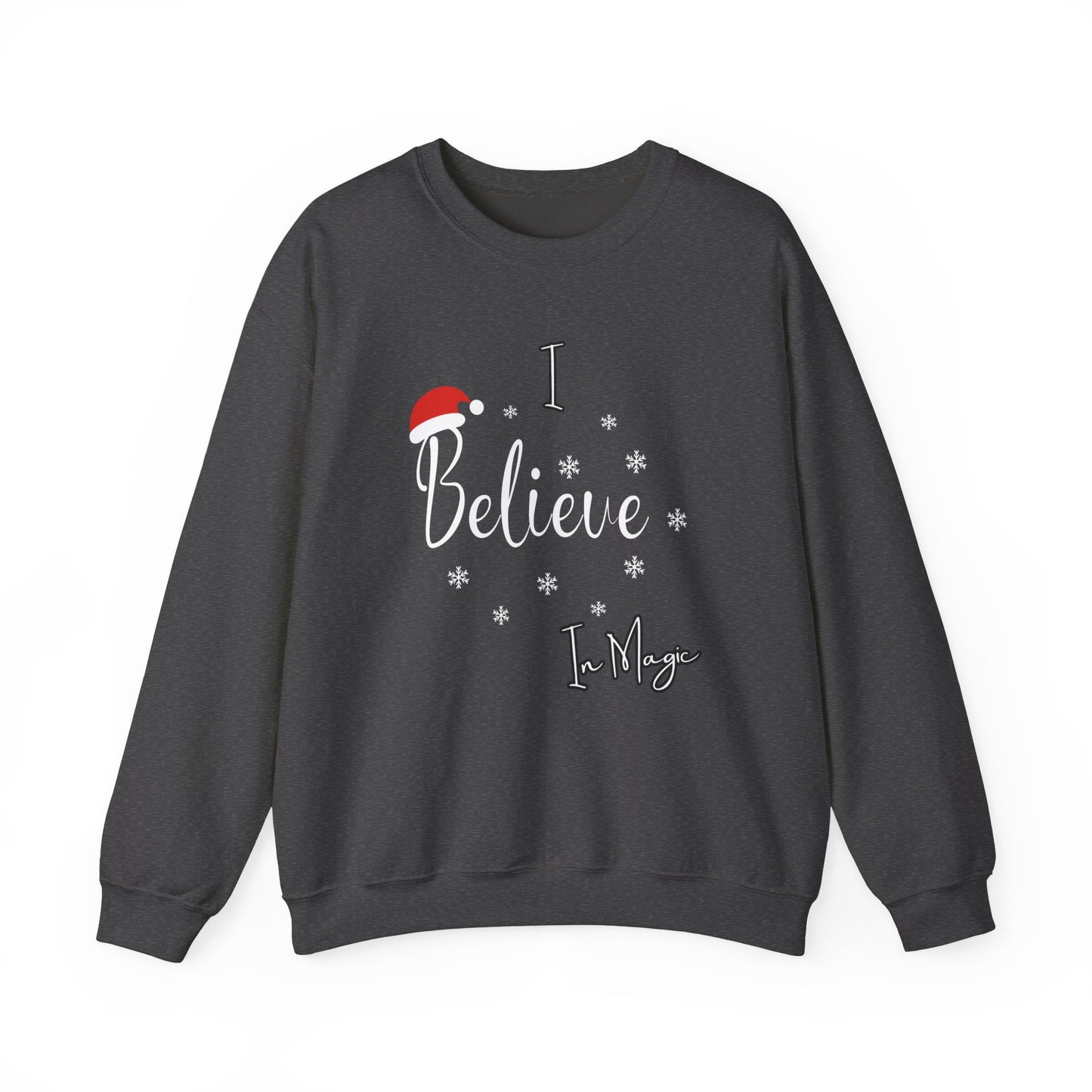 Unisex Heavy Blend™ Crewneck "Believe" Graphic Sweatshirt