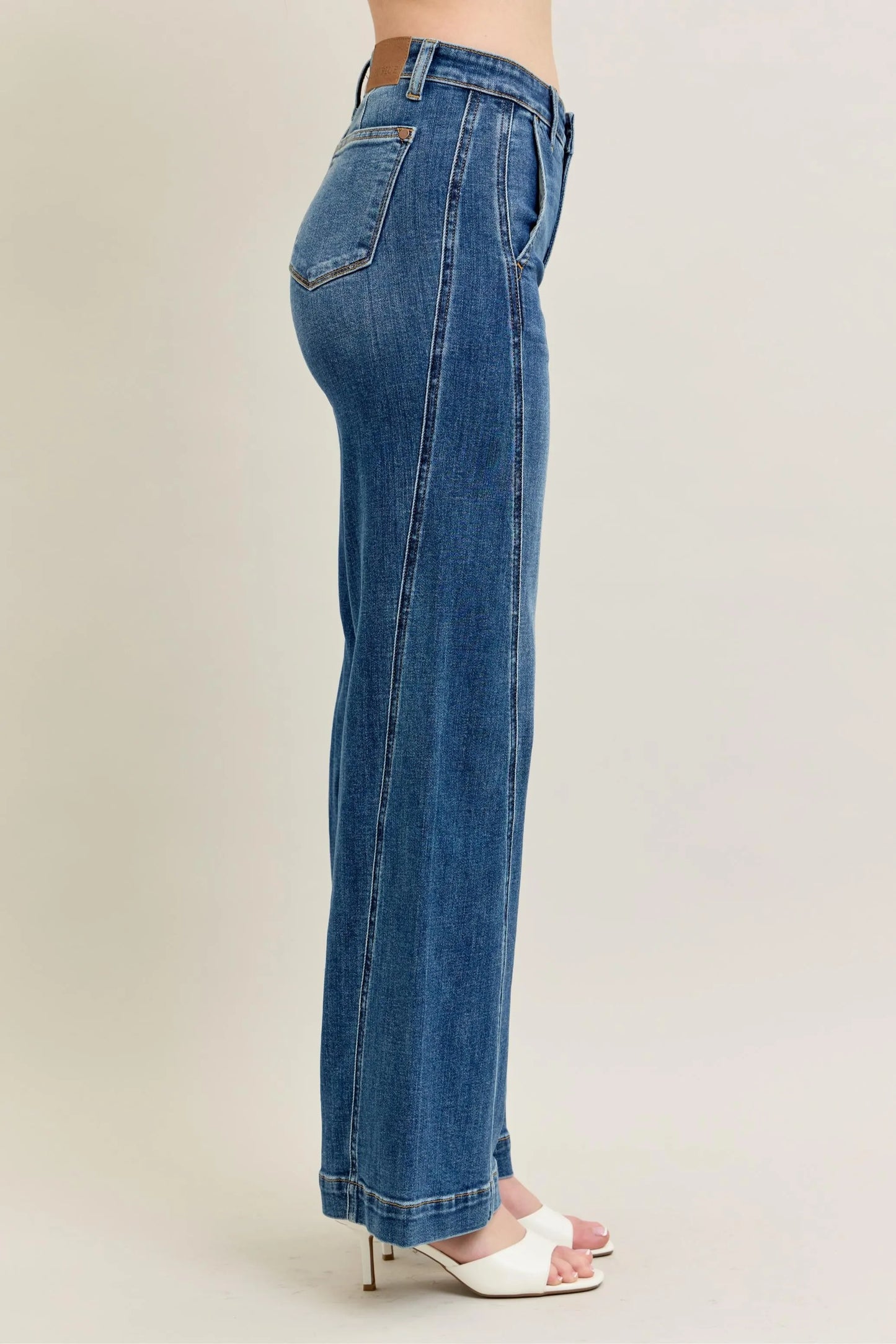 Judy Blue Wide Leg Jeans High Waist - Best Jeans for Women - In Style Chics Boutique Quality Denim