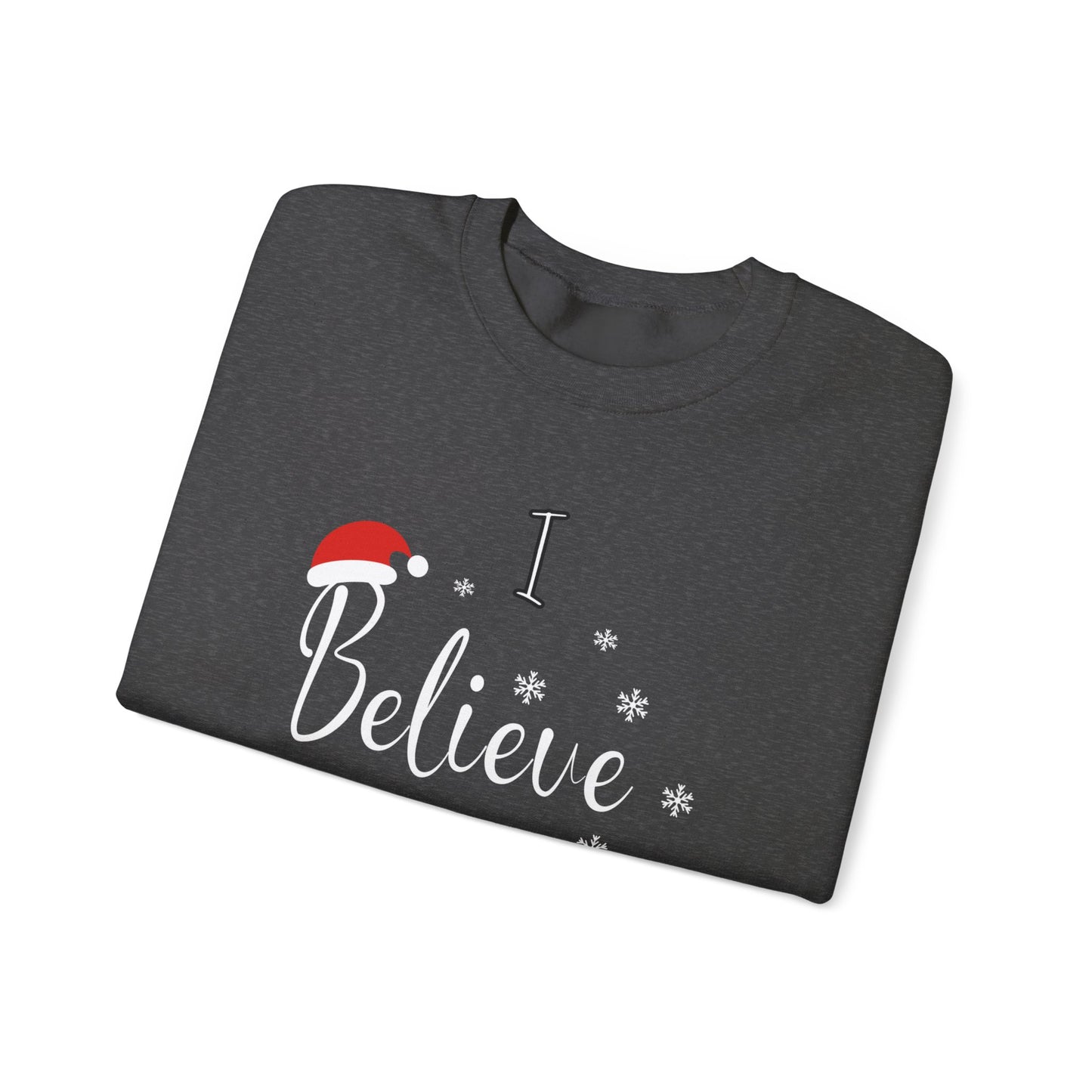 Unisex Heavy Blend™ Crewneck "Believe" Graphic Sweatshirt