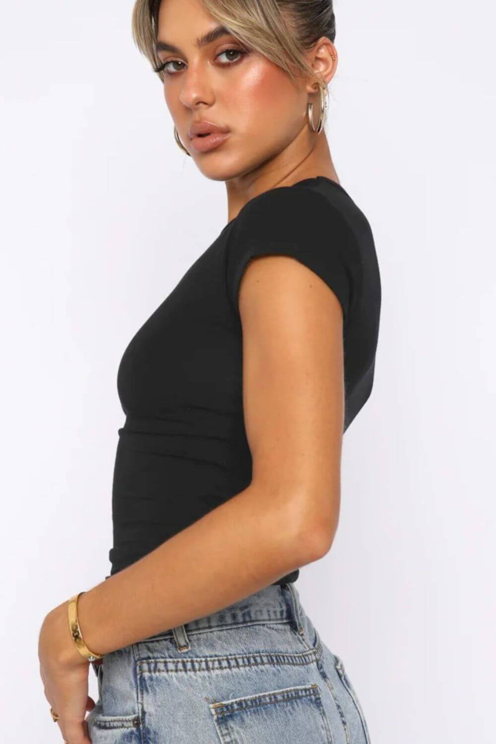 Crewneck Short Sleeve Tee - In Style Chics Boutique LLC