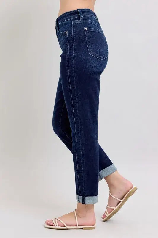 Judy Blue High Waist Boyfriend Jeans - In Style Chics Boutique Women's Juniors Plus Size Apparel Online