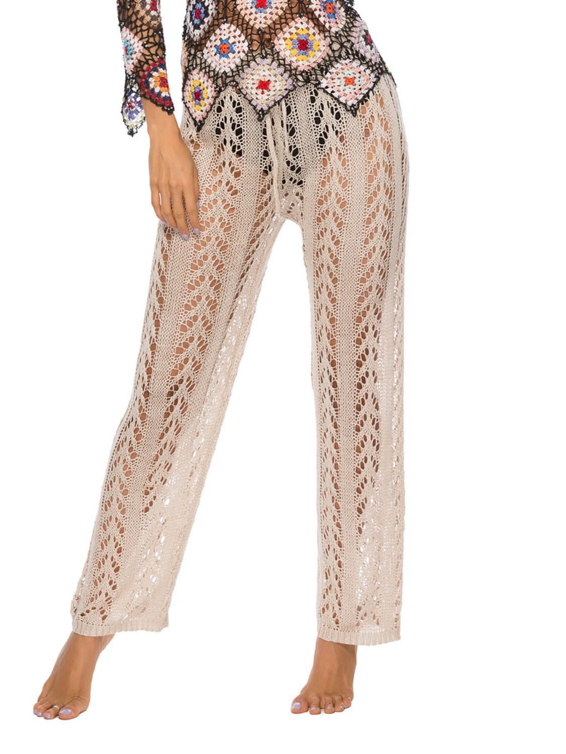 Cutout Drawstring High Waist Swim Pants - More Colors! - In Style Chics Boutique LLC