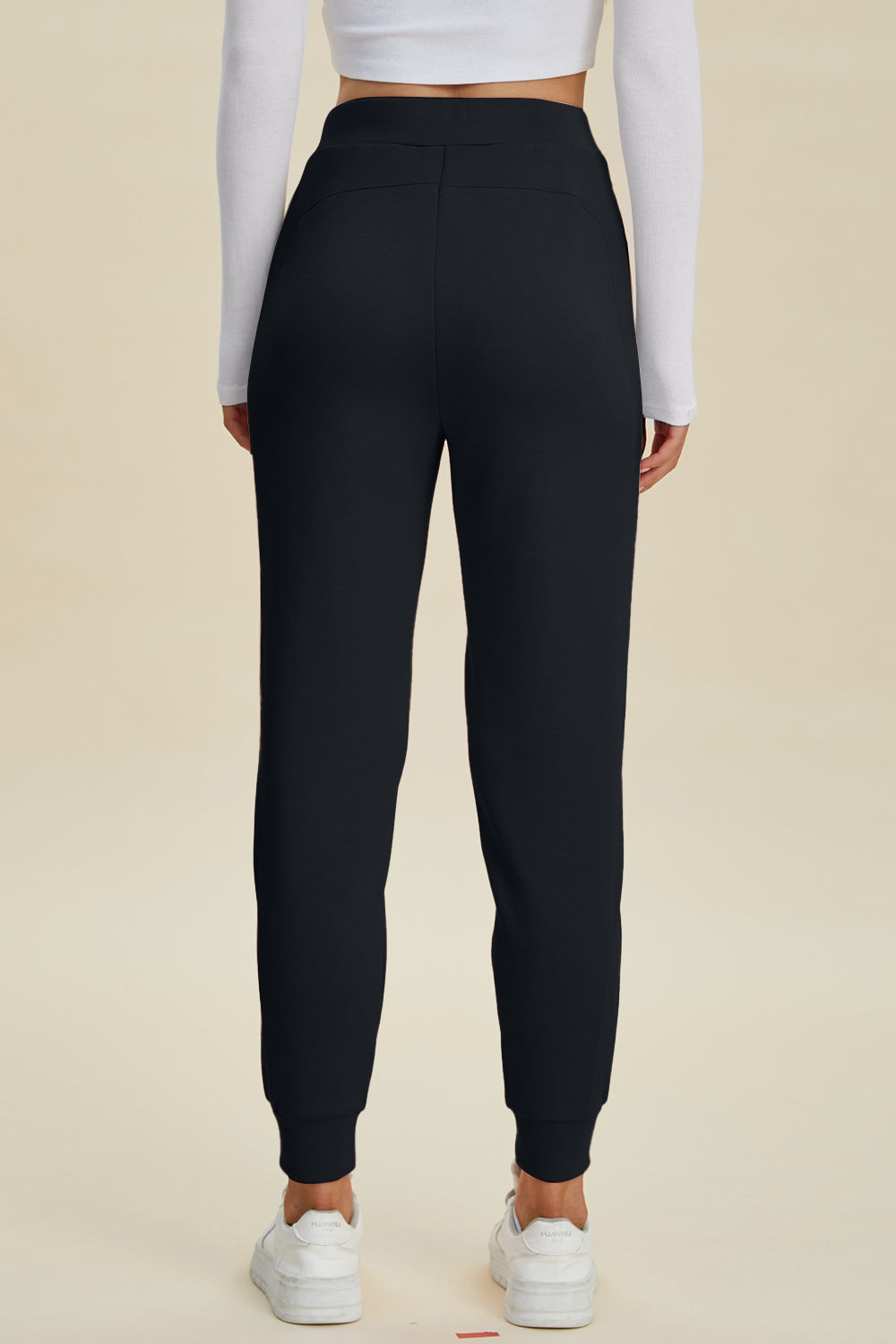 Basic Bae Full Size Air Scuba Drawstring High Waist Joggers - In Style Chics Boutique LLC