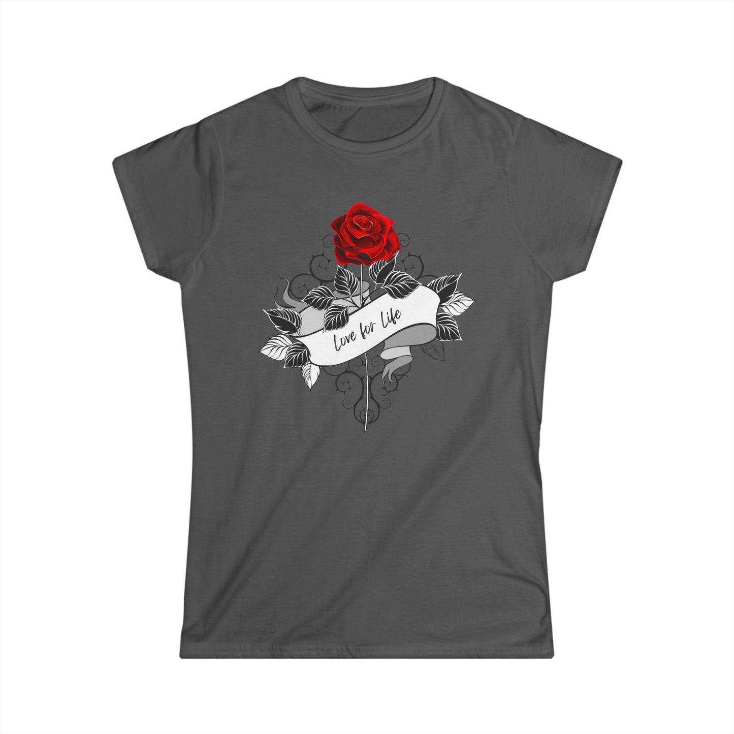 Women's Softstyle Graphic Tee - "Love for Life" - In Style Chics Boutique LLC