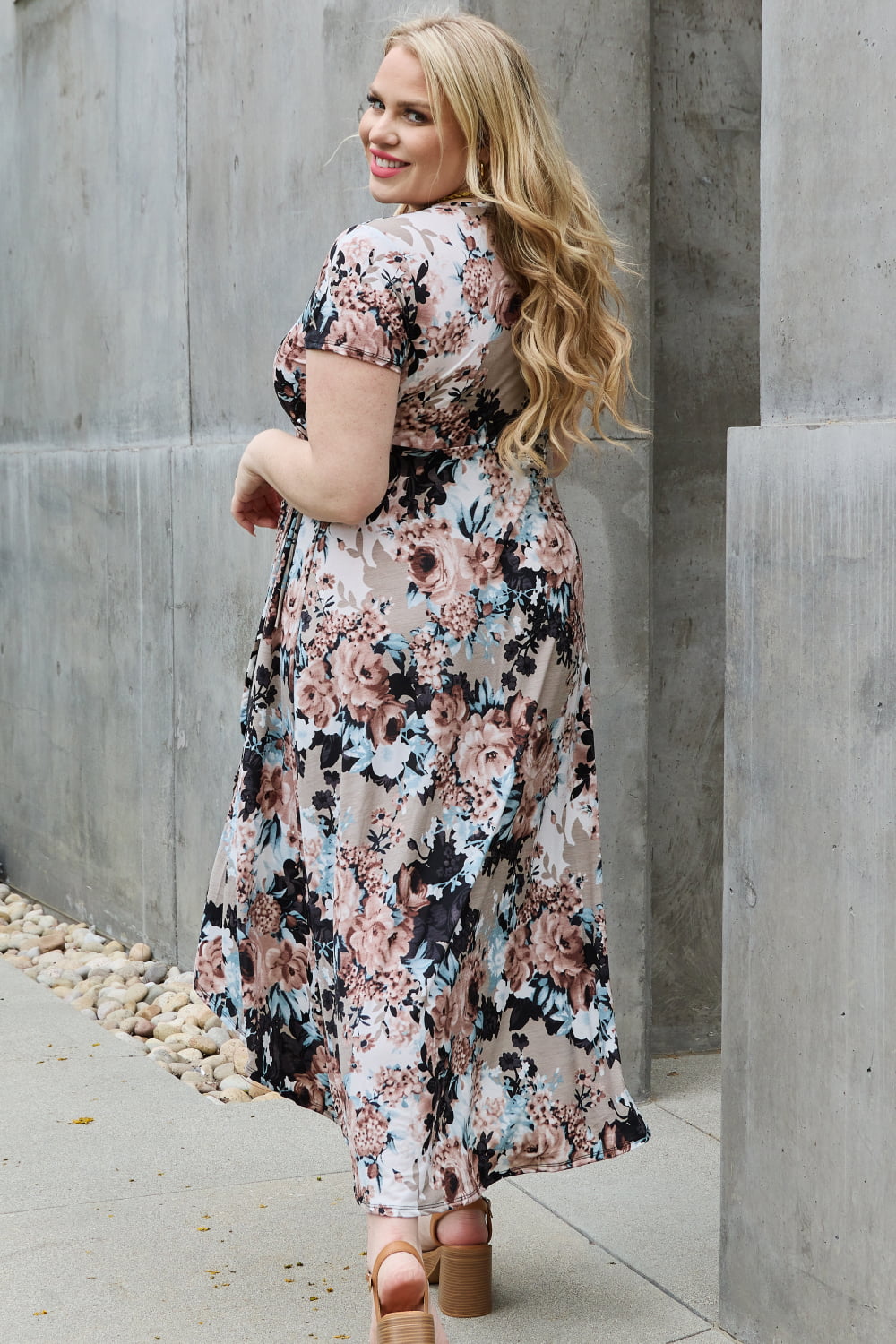 Heimish Give Me Roses Full Size Floral Maxi Wrap Dress - In Style Chics Boutique LLC