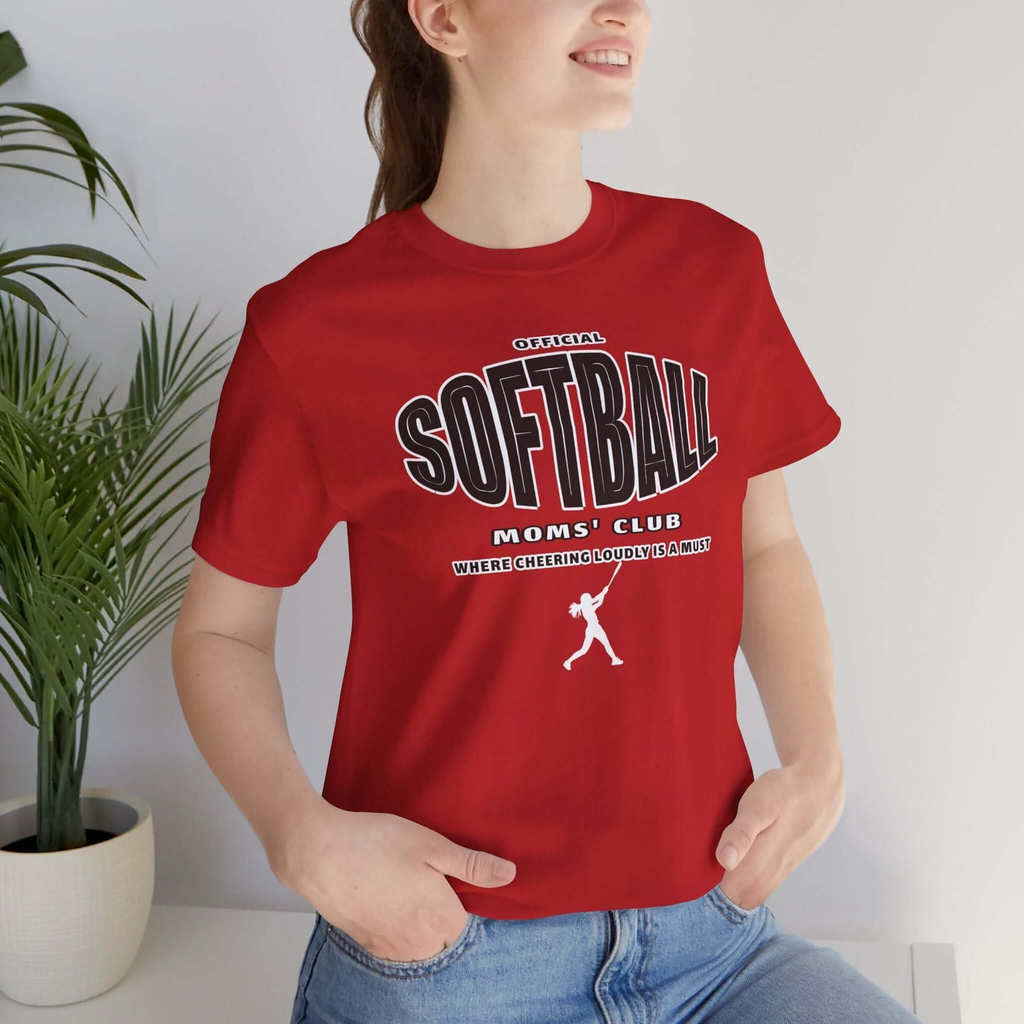 Softball Mom Short Sleeve Tee - Cute Graphic Ts for Women - In Style Chics Boutique Online Women's Juniors Plus Size Apparel