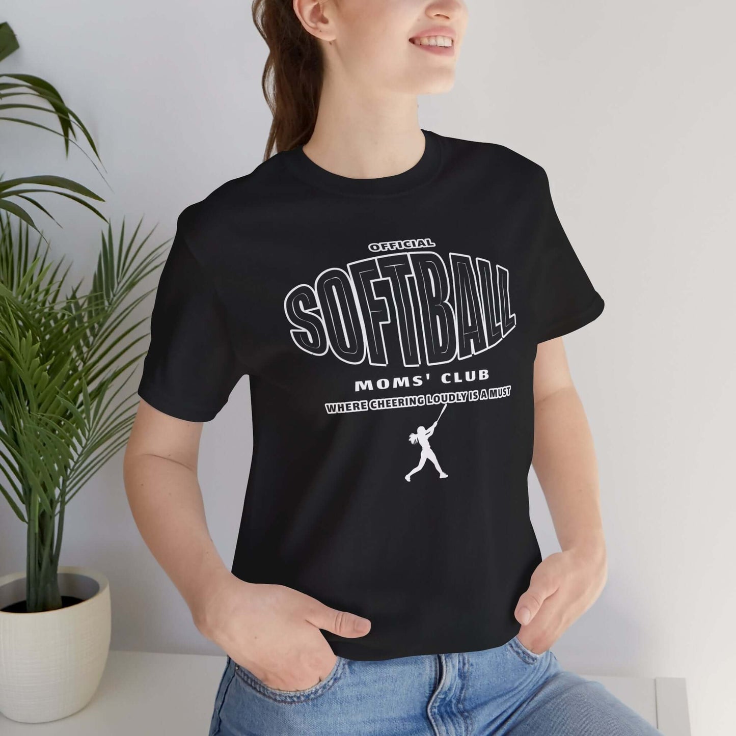 Softball Mom Short Sleeve Tee - Cute Graphic Ts for Women - In Style Chics Boutique Online Women's Juniors Plus Size Apparel