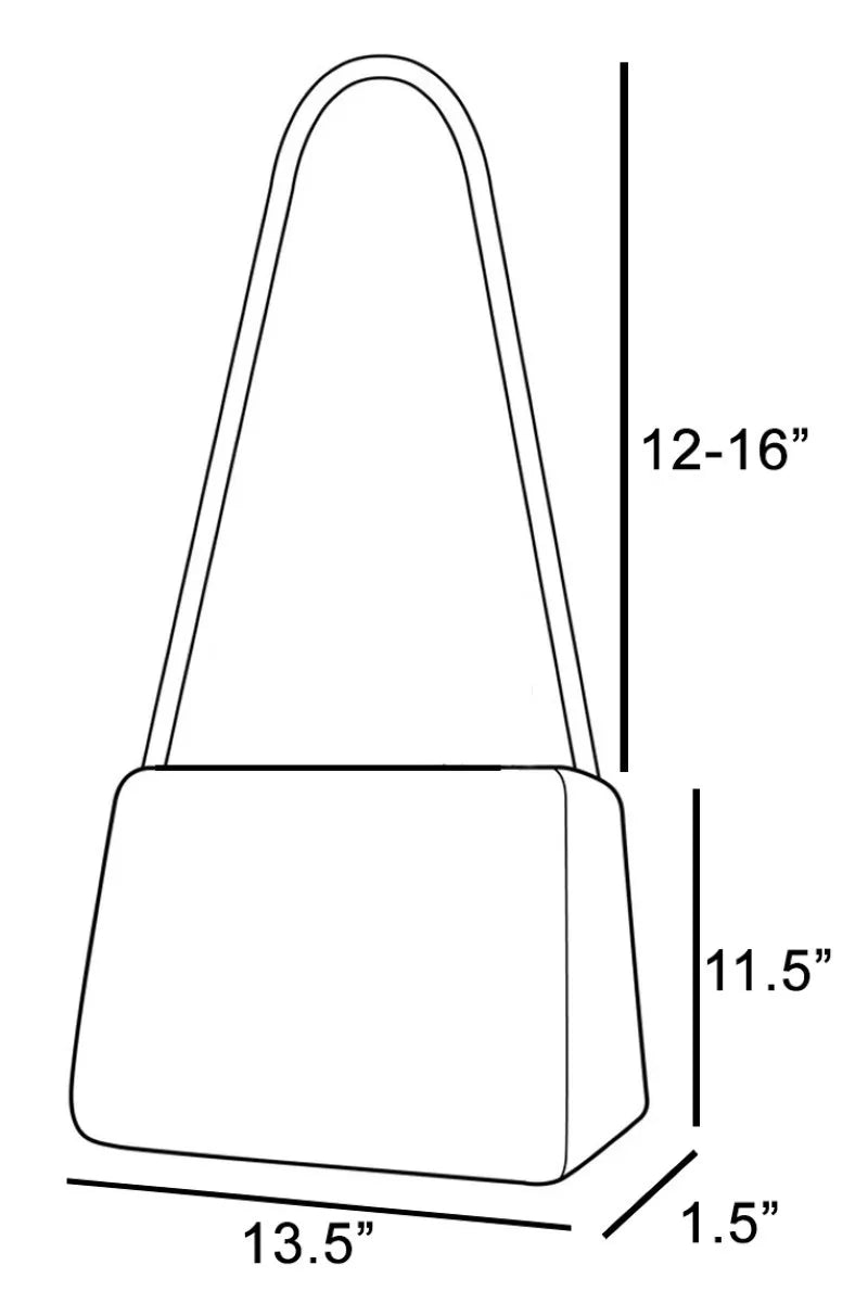 Rivet Trim Suede Fringe Shoulder Bag at In Style Chics Boutique