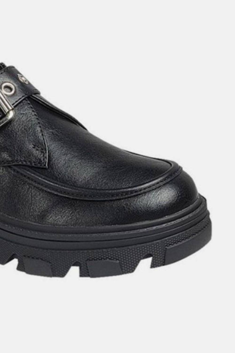 Forever Link Buckled Platform Lug Sole Loafers - In Style Chics Boutique LLC