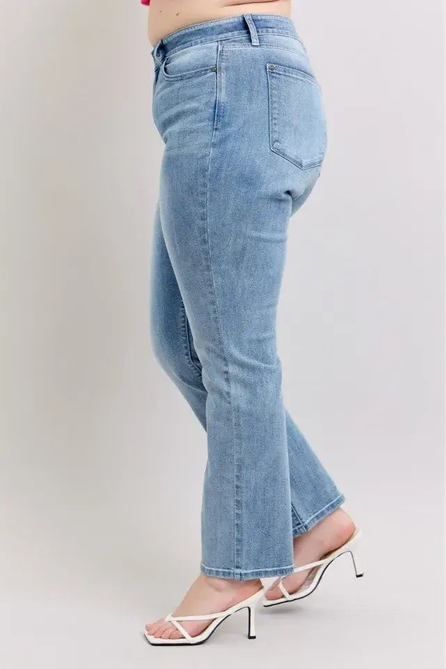 Judy Blue Plus Size High Waist Dad Jeans - shop women's plus size - In Style Chics Boutique