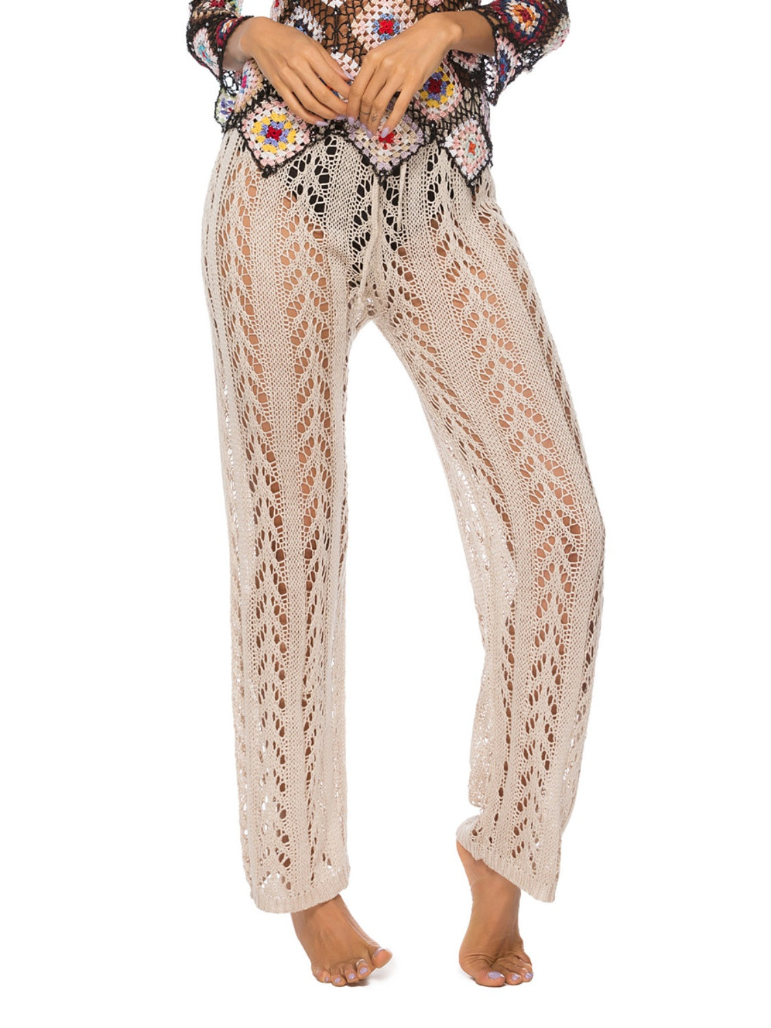 Cutout Drawstring High Waist Swim Pants - More Colors! - In Style Chics Boutique LLC