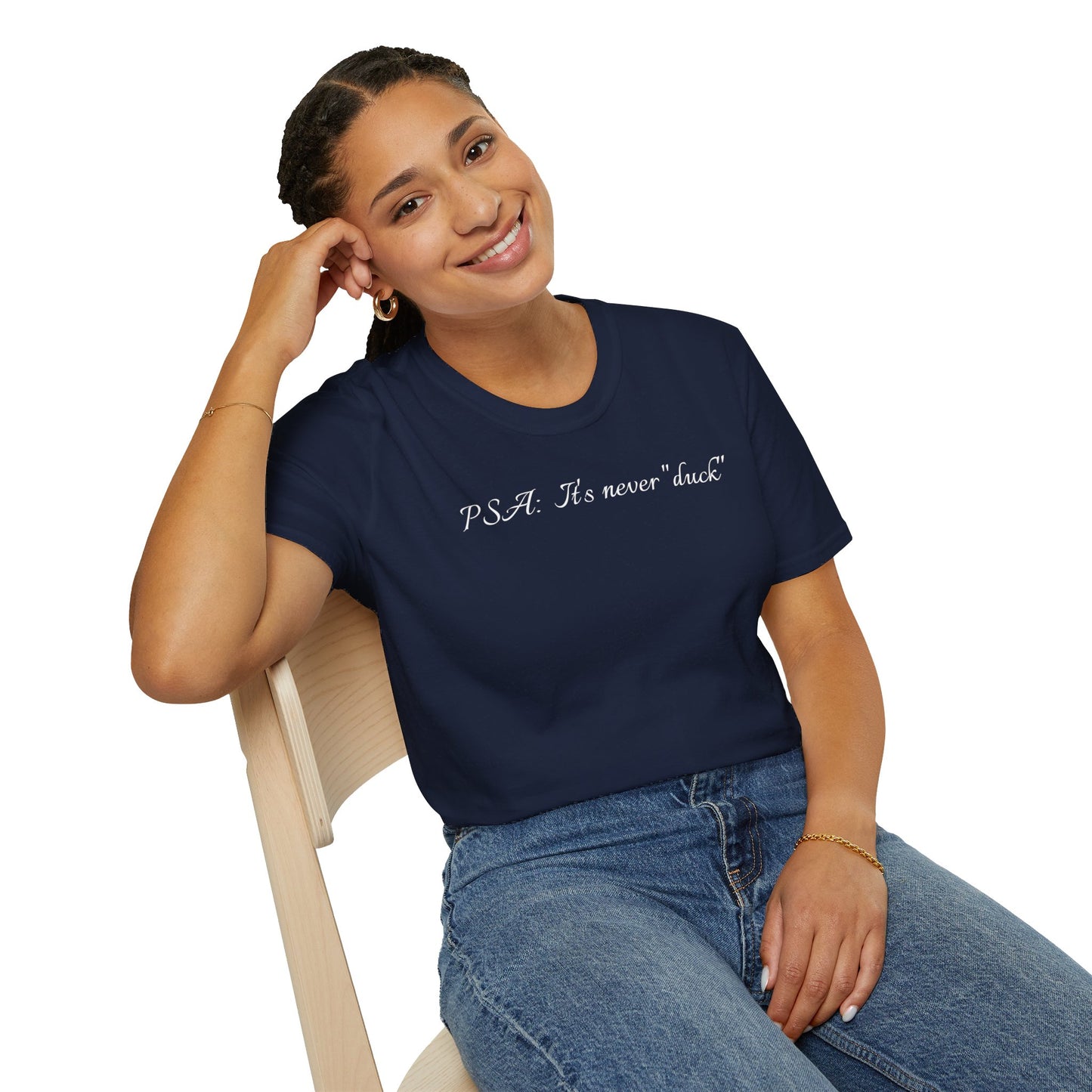 Unisex Softstyle Graphic T-Shirt - "PSA..." - In Style Chics Boutique LLC
