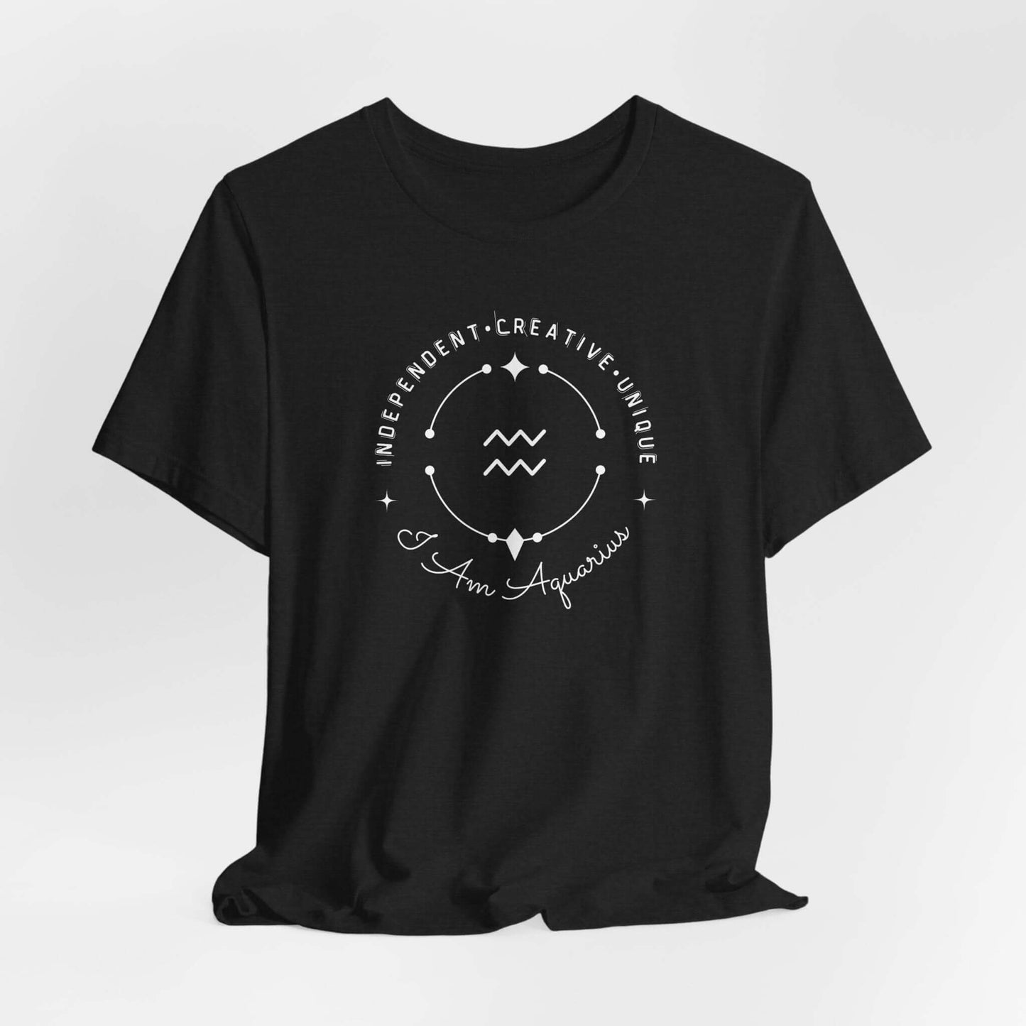 Aquarius Zodiac Women's Tee - Short Sleeve T-Shirt - In Style Chics Boutique LLC