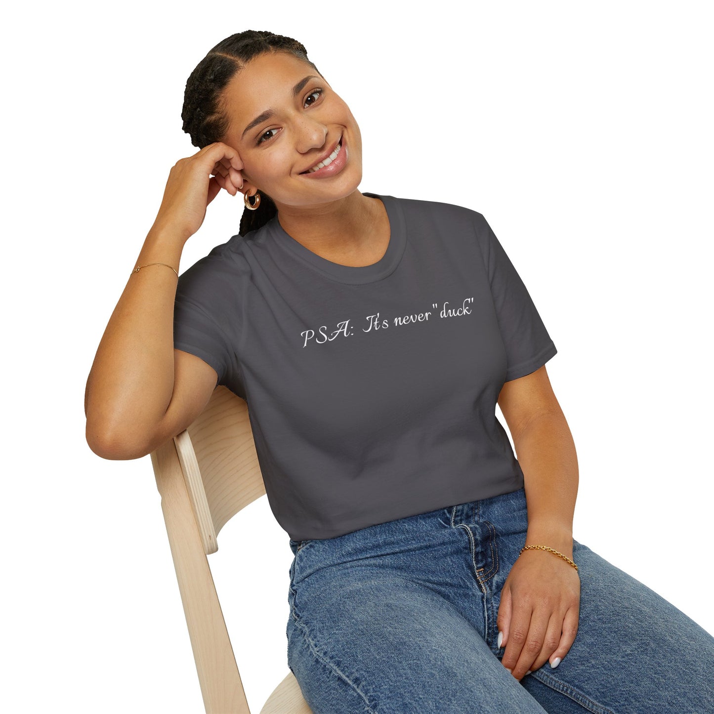 Unisex Softstyle Graphic T-Shirt - "PSA..." - In Style Chics Boutique LLC