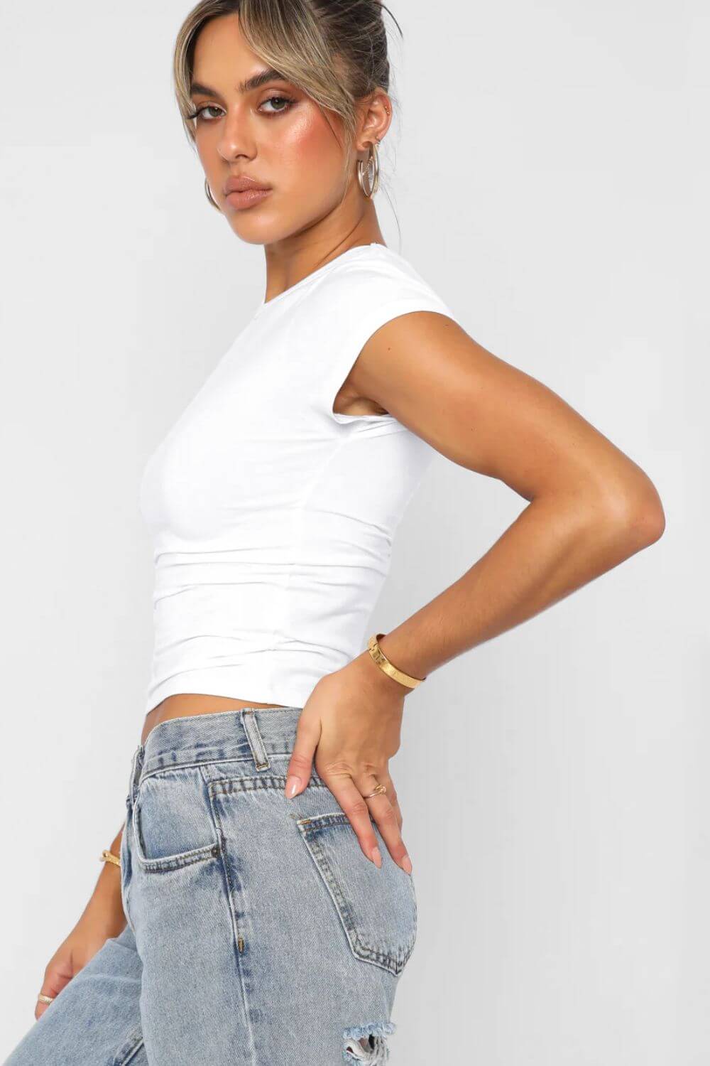 Crewneck Short Sleeve Tee - In Style Chics Boutique LLC