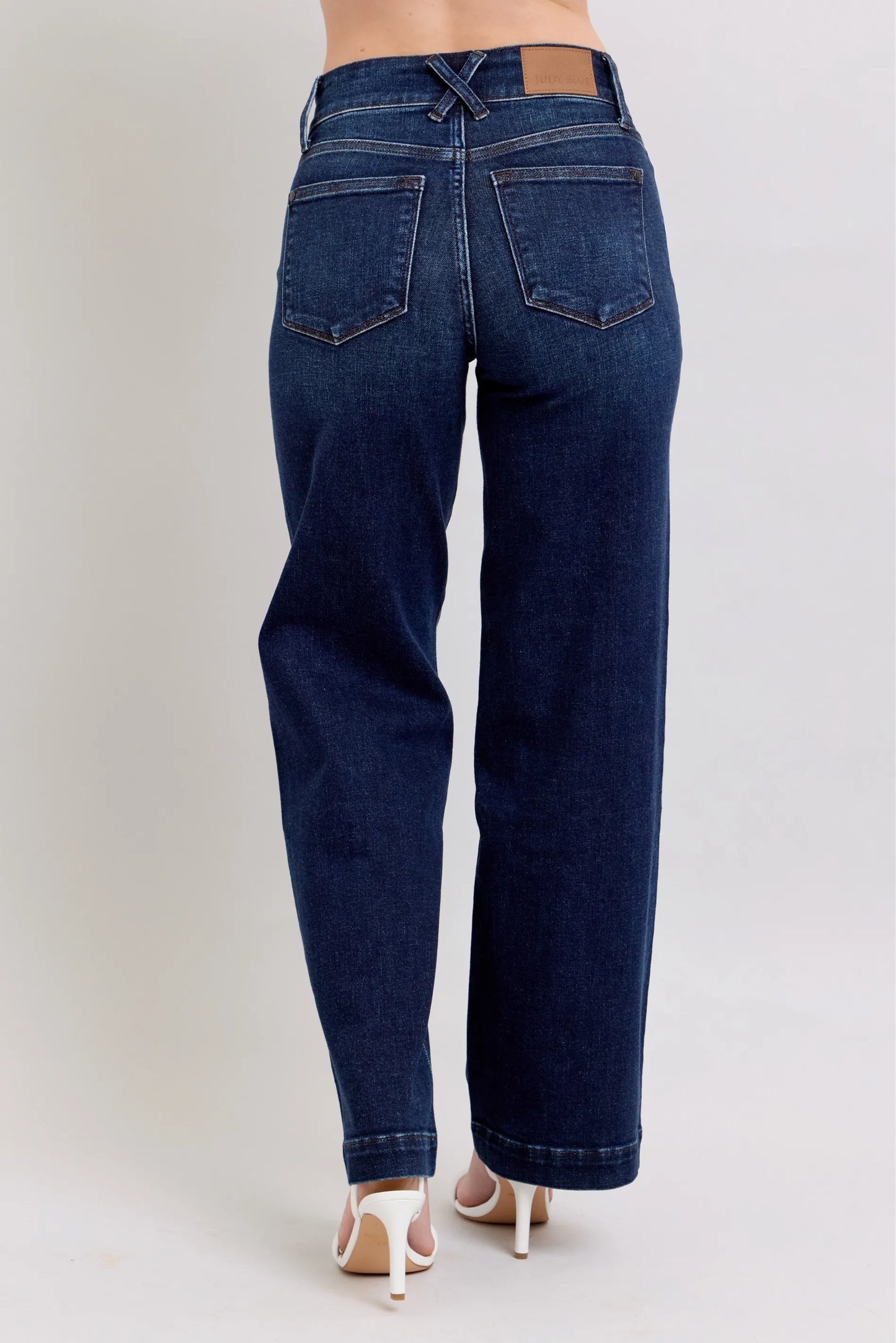 Judy Blue High-Waisted Wide Leg Jeans at In Style Chics Boutique