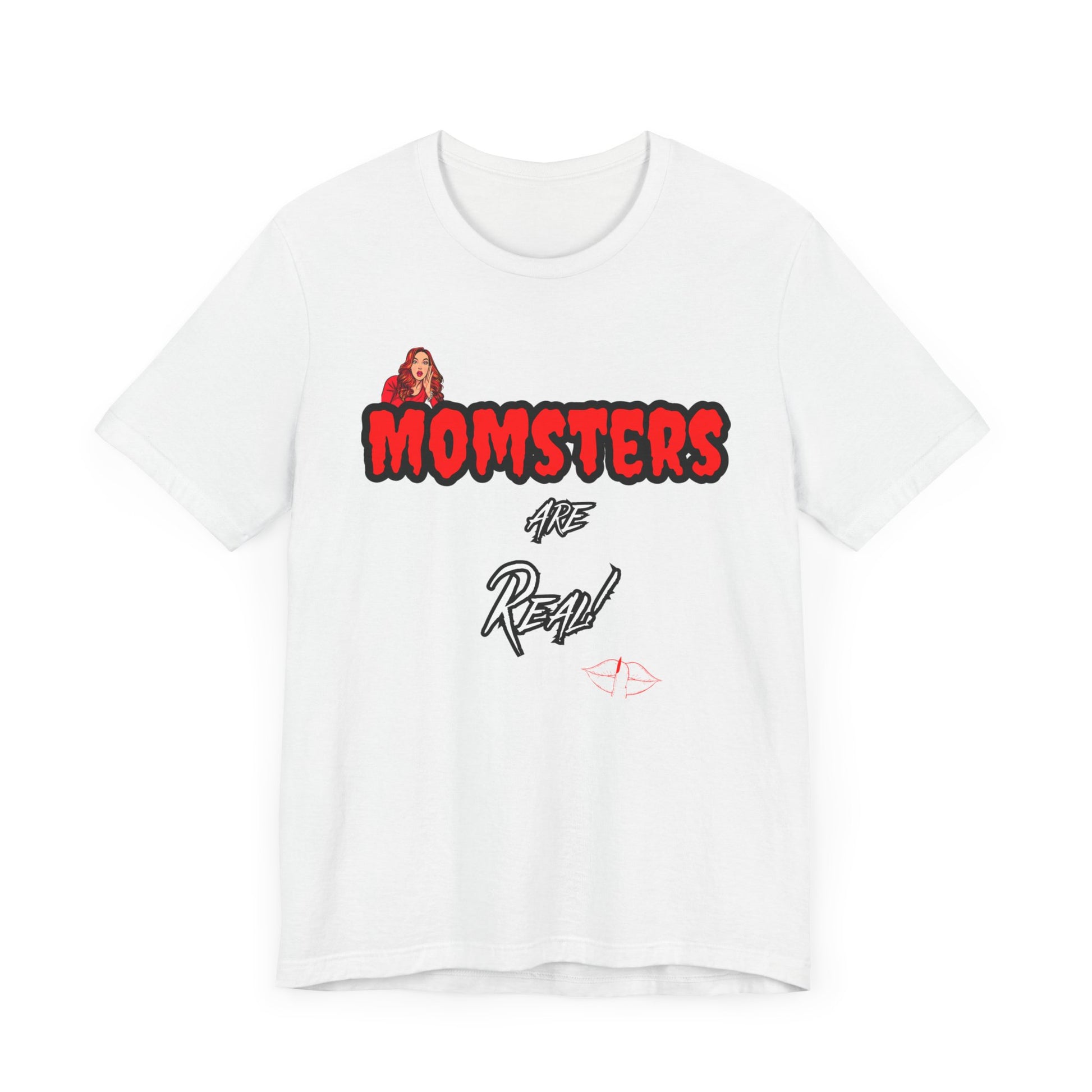 Unisex Jersey Short Sleeve Halloween Graphic T -"Momsters..." Light Color Tees - In Style Chics Boutique LLC