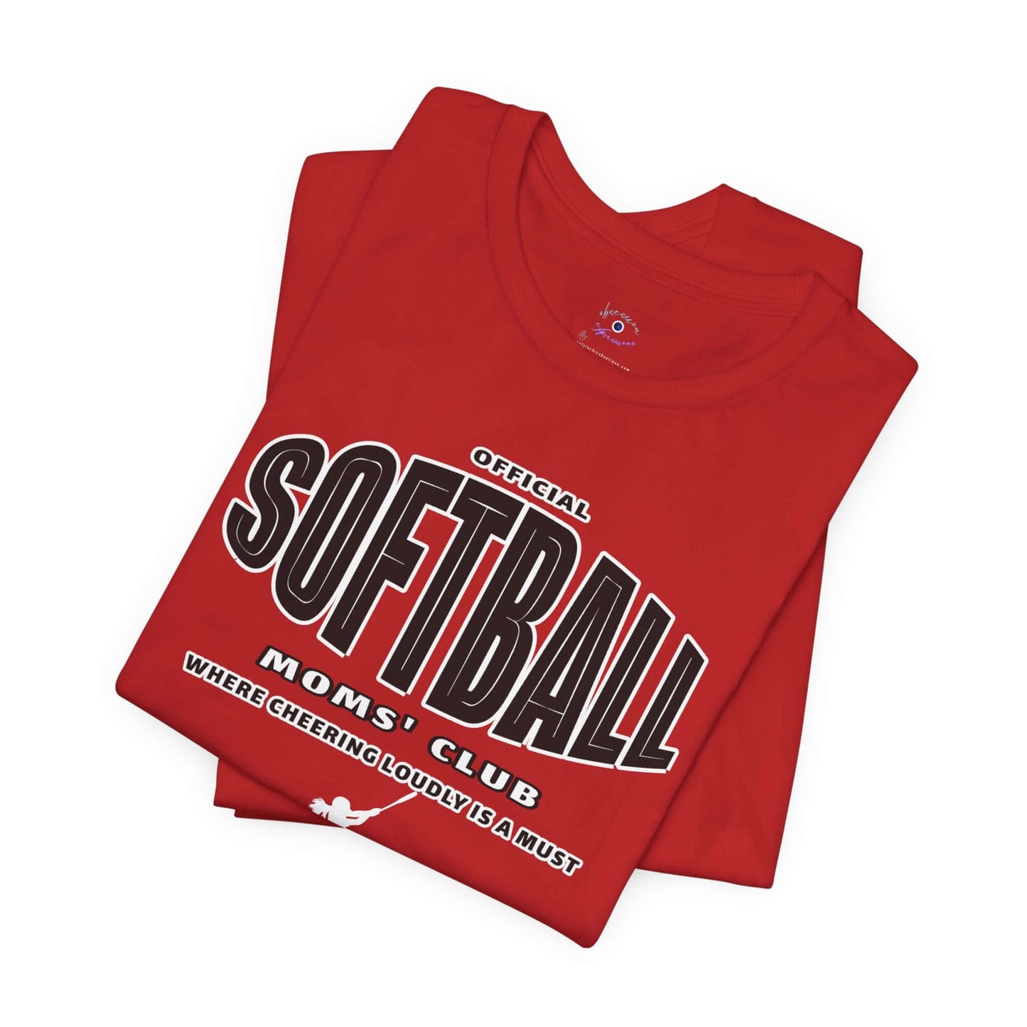 Softball Mom Short Sleeve Tee - Cute Graphic Ts for Women - In Style Chics Boutique Online Women's Juniors Plus Size Apparel
