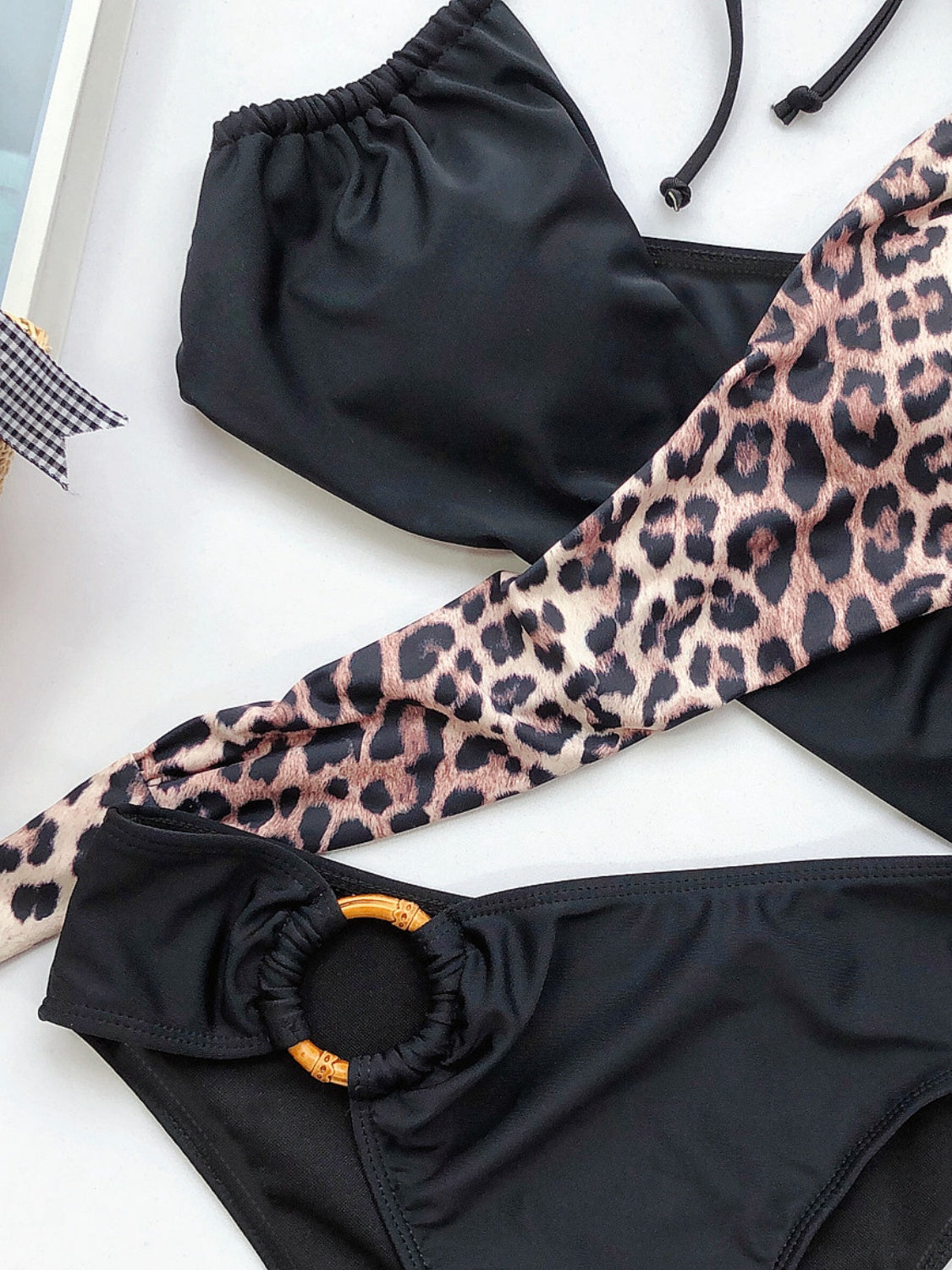 Halter Neck Two-Piece Bikini Set Also in Black! - In Style Chics Boutique LLC