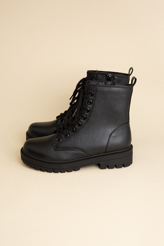 Epsom Lace-Up Boots - In Style Chics Boutique LLC
