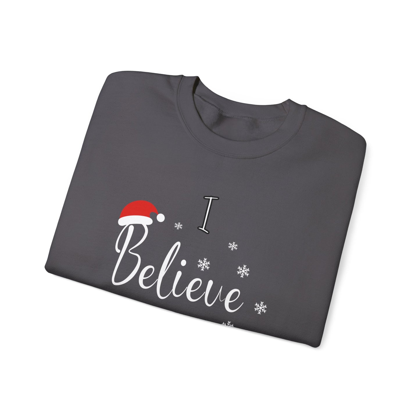 Unisex Heavy Blend™ Crewneck "Believe" Graphic Sweatshirt