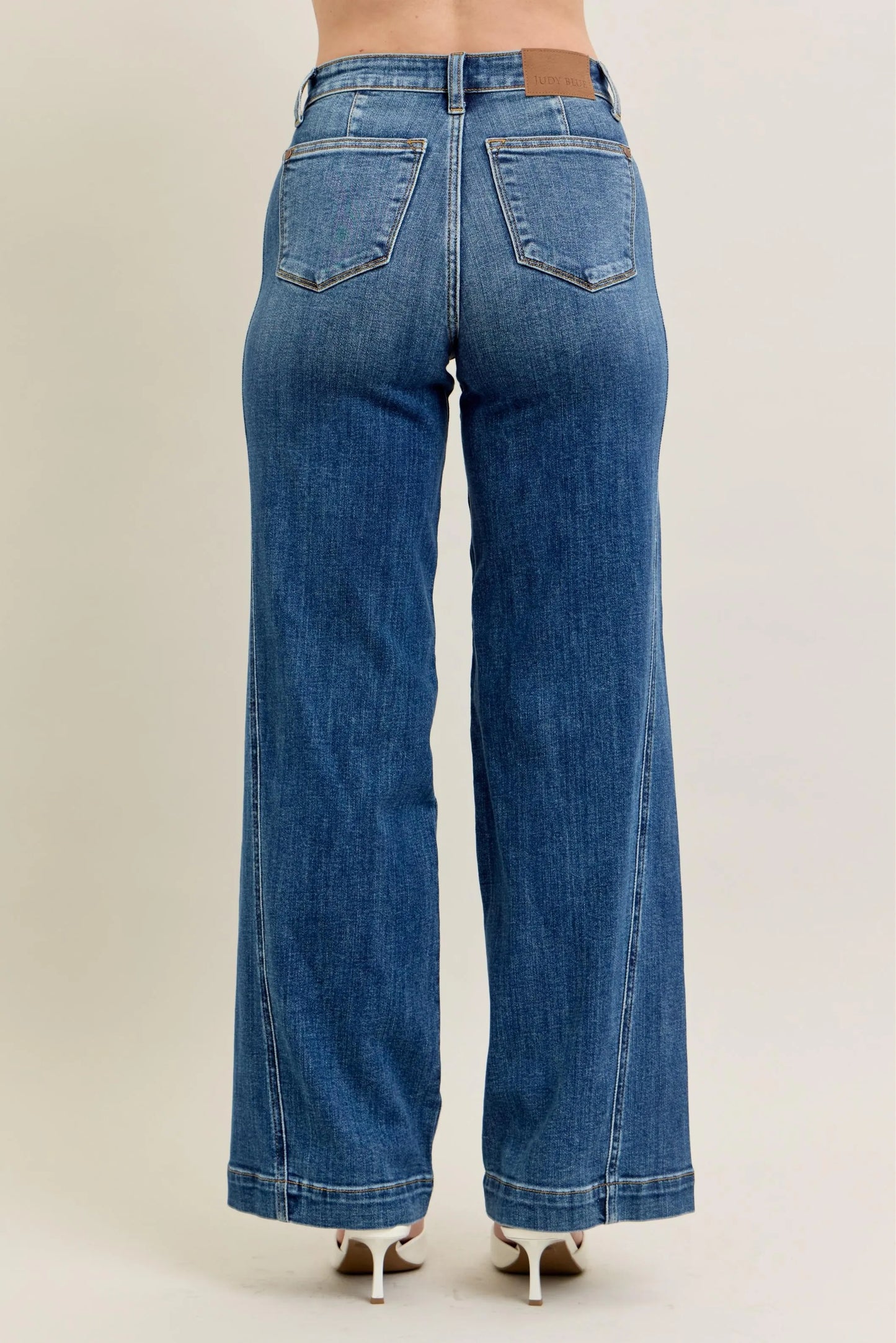 Judy Blue Wide Leg Jeans High Waist - Best Jeans for Women - In Style Chics Boutique Quality Denim