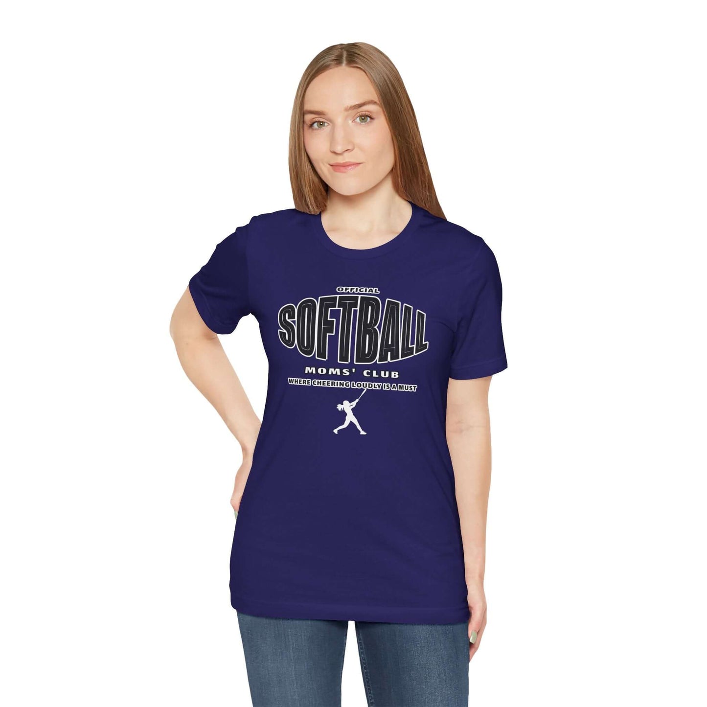 Softball Mom Short Sleeve Tee - Cute Graphic Ts for Women - In Style Chics Boutique Online Women's Juniors Plus Size Apparel