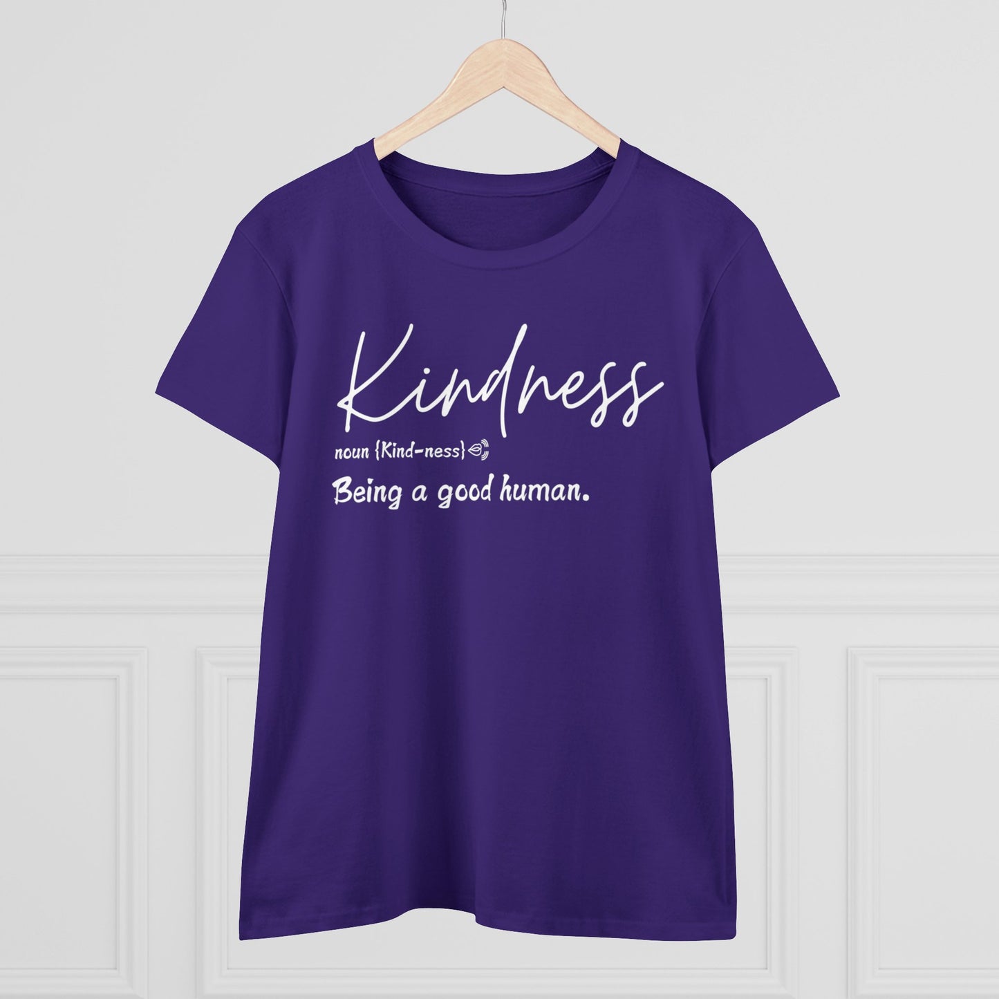 Women's Midweight Cotton "Kindness" Graphic Tee - In Style Chics Boutique LLC
