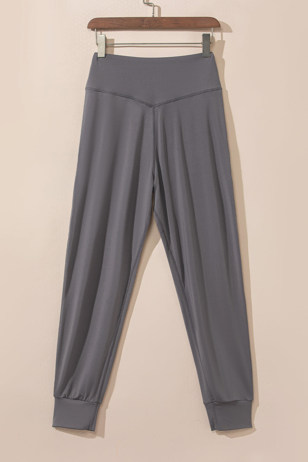 Black Exposed Seam High Waist Pocketed Joggers - In Style Chics Boutique LLC