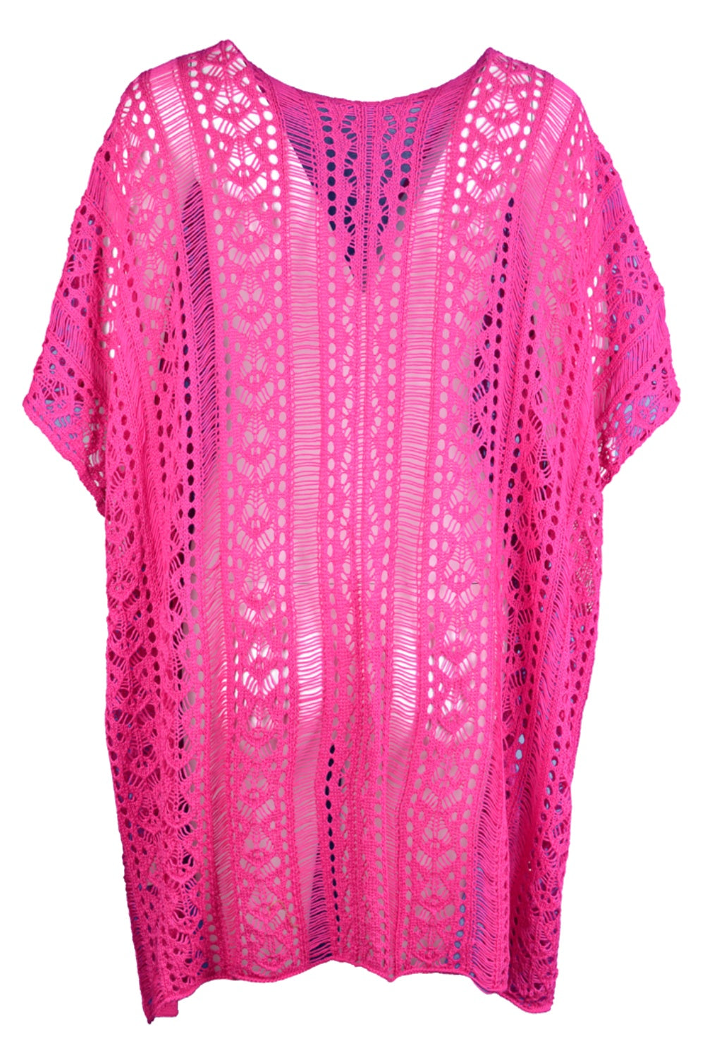 Cutout V-Neck Cover-Up with Tassel - More Colors! - In Style Chics Boutique LLC