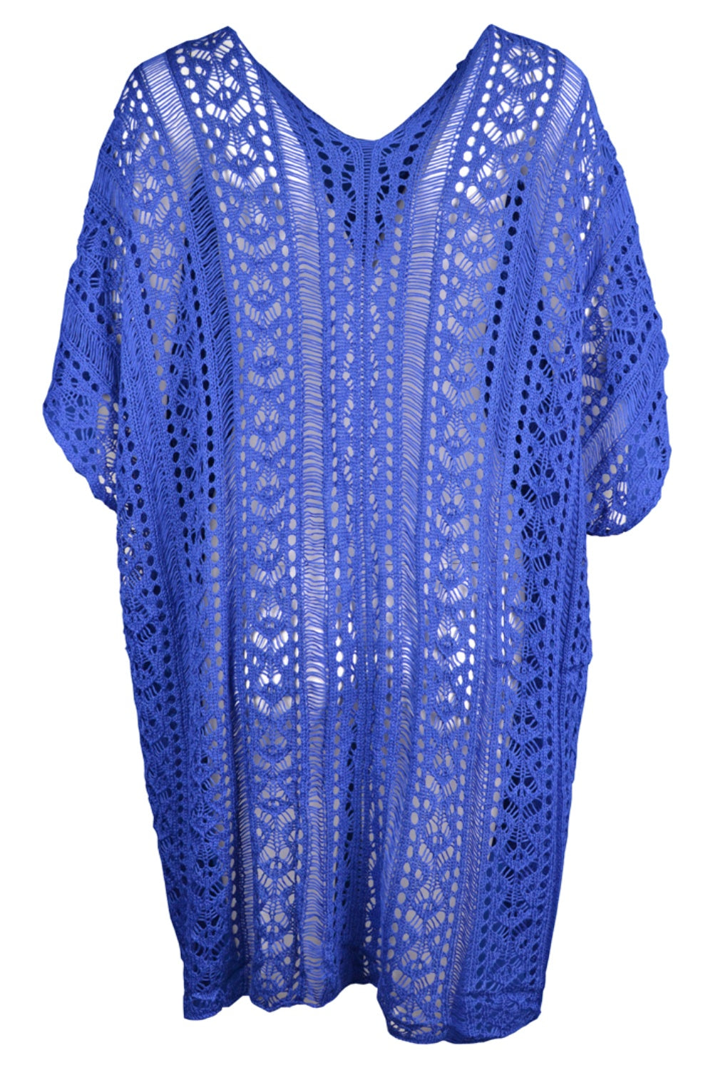 Cutout V-Neck Cover-Up with Tassel - More Colors! - In Style Chics Boutique LLC