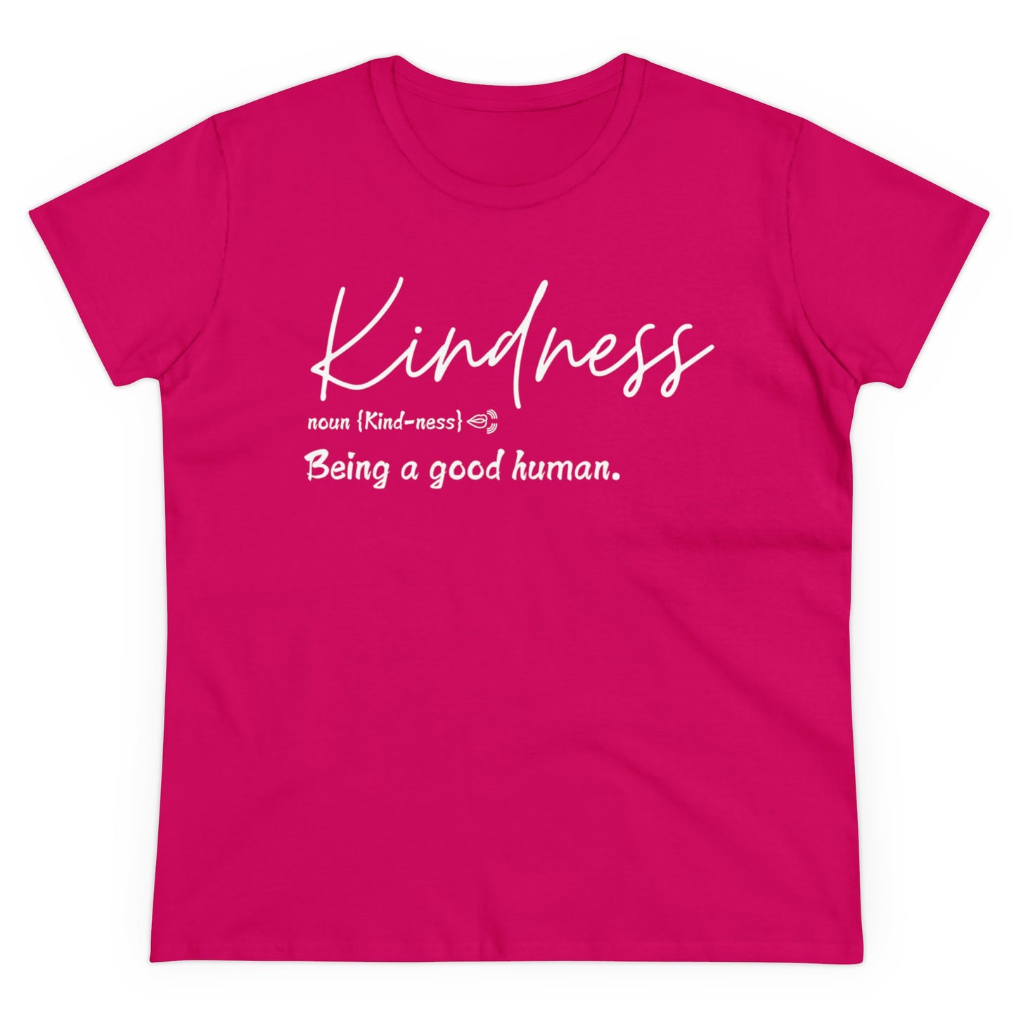 Women's Midweight Cotton "Kindness" Graphic Tee - In Style Chics Boutique LLC