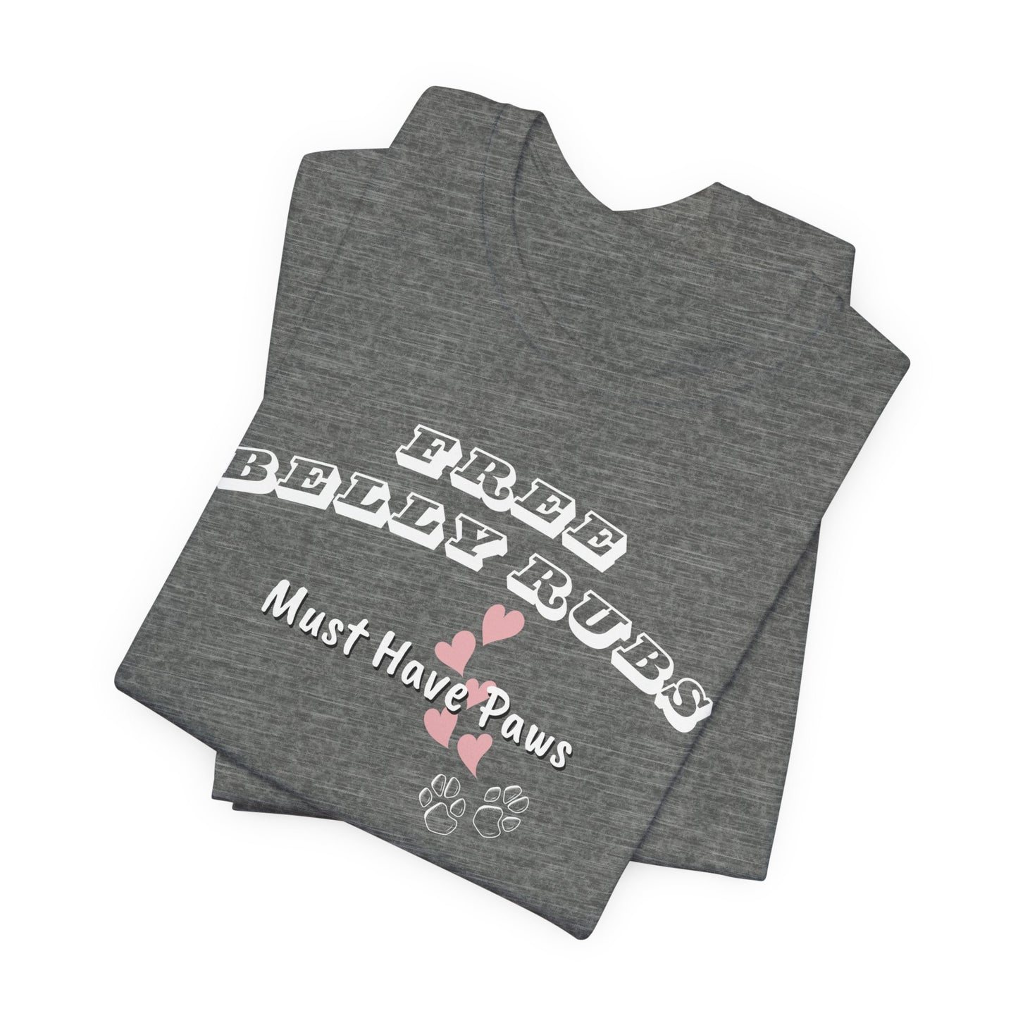 Dog Lover Tee Free Belly Rubs - Cute graphic Ts - Obsession Expressions by In Style Chics Boutique