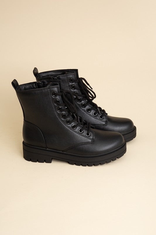 Epsom Lace-Up Boots - In Style Chics Boutique LLC