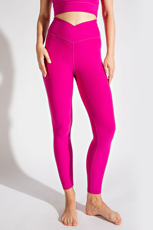 V Waist Full Length Leggings - In Style Chics Boutique LLC