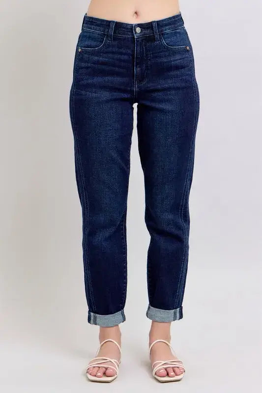 Judy Blue High Waist Boyfriend Jeans - In Style Chics Boutique Women's Juniors Plus Size Apparel Online