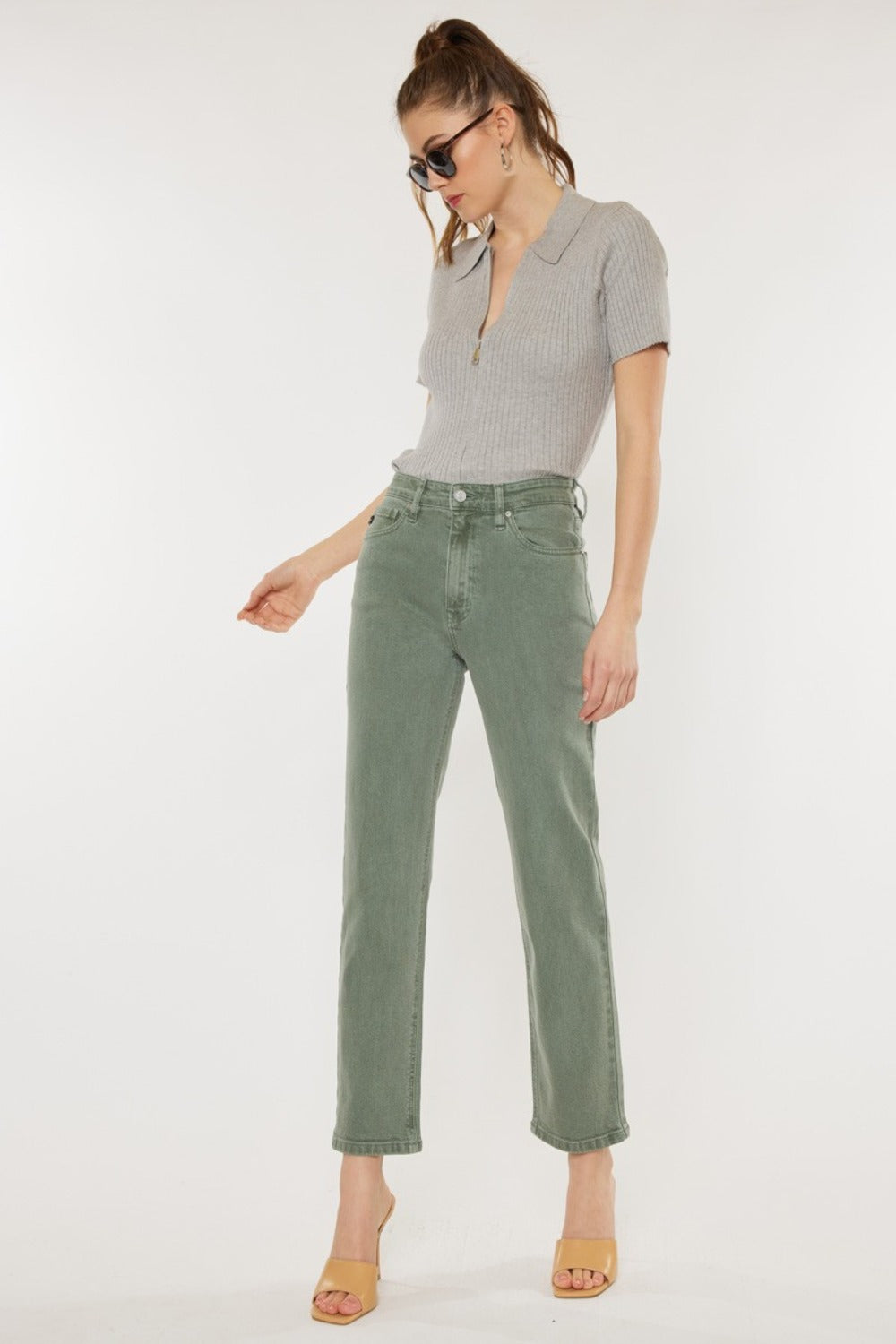 Kancan Ultra High Rise Straight Jeans - In Style Chics Boutique LLC