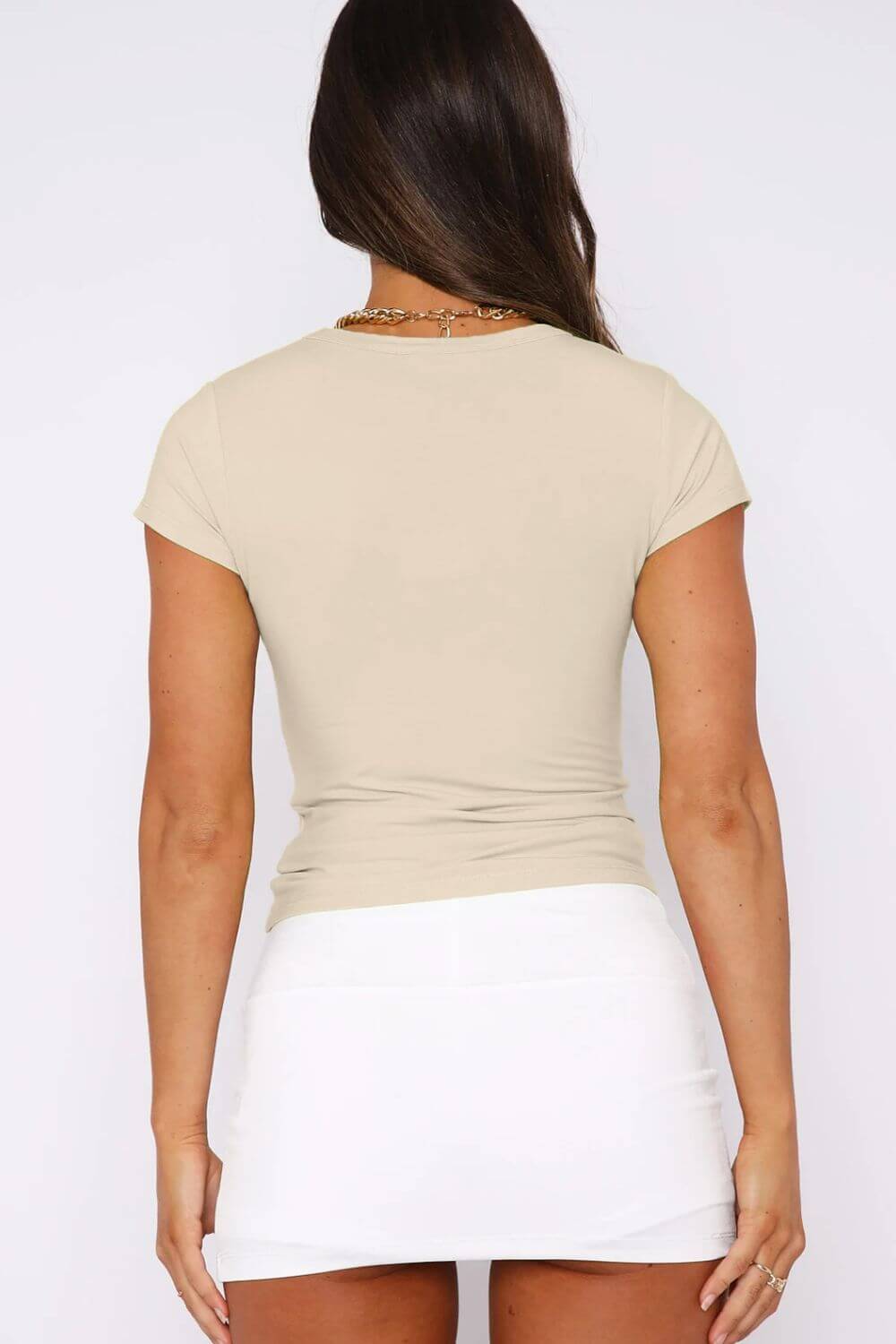 Crewneck Short Sleeve Tee - In Style Chics Boutique LLC