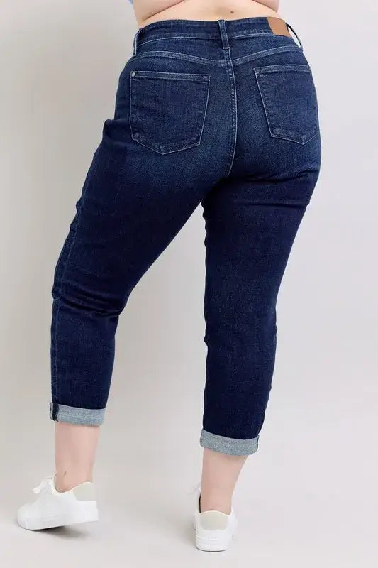 Judy Blue High Waist Boyfriend Jeans - In Style Chics Boutique Women's Juniors Plus Size Apparel Online
