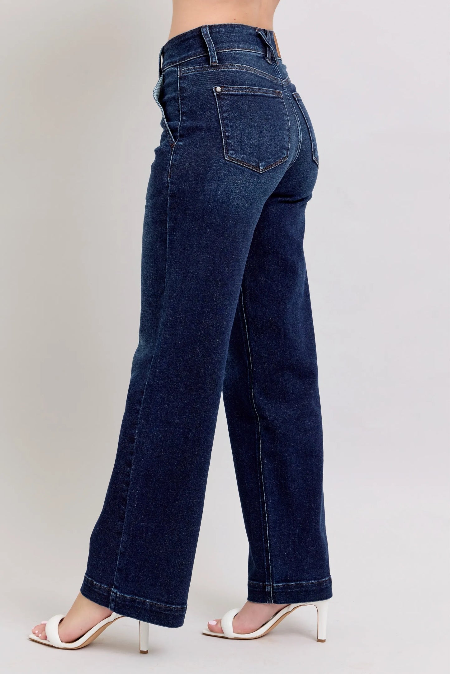 Judy Blue High-Waisted Wide Leg Jeans at In Style Chics Boutique