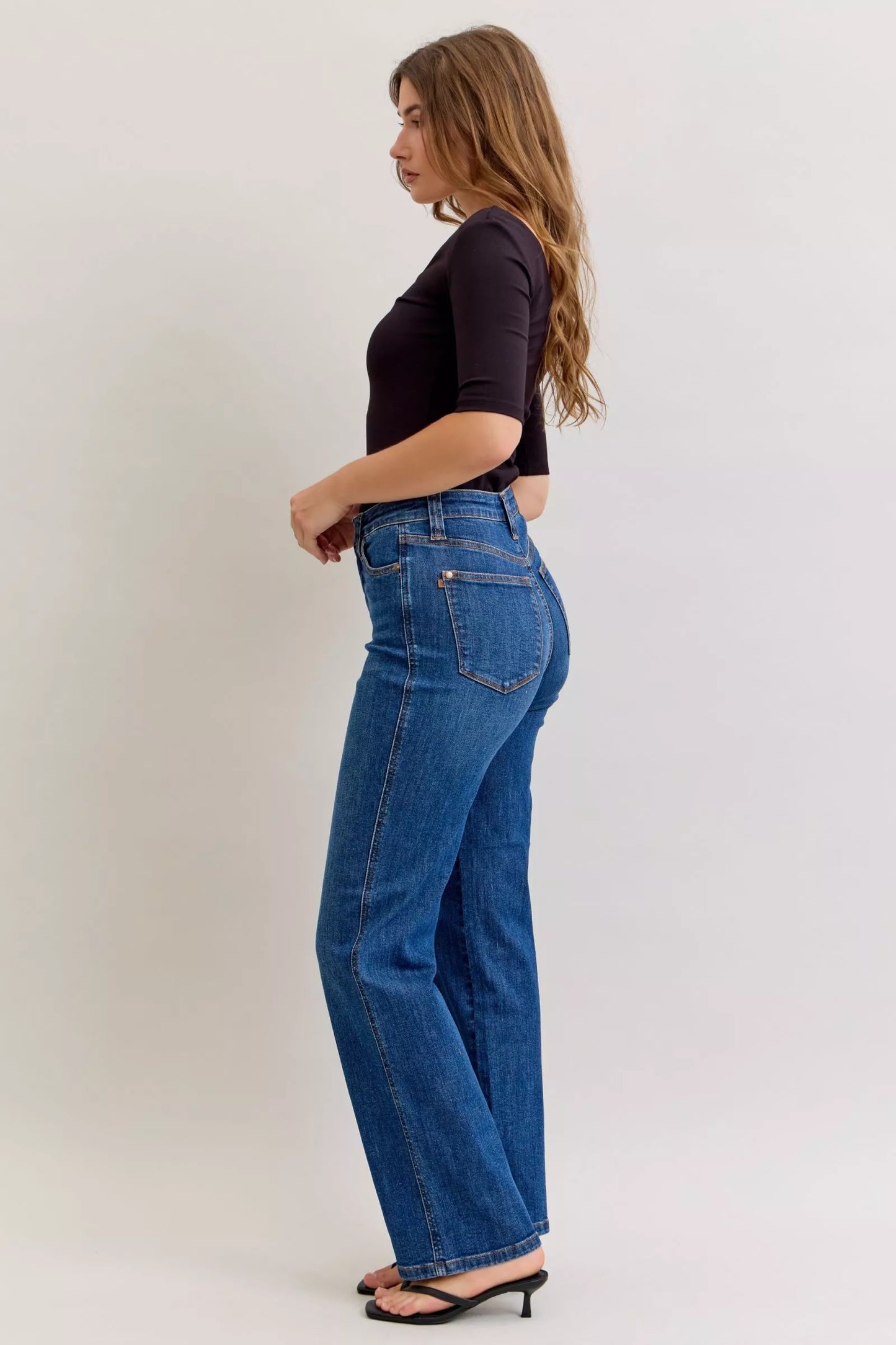 Judy Blue High Waist Tummy Control Straight Jeans 💙 at Style Chics Boutique