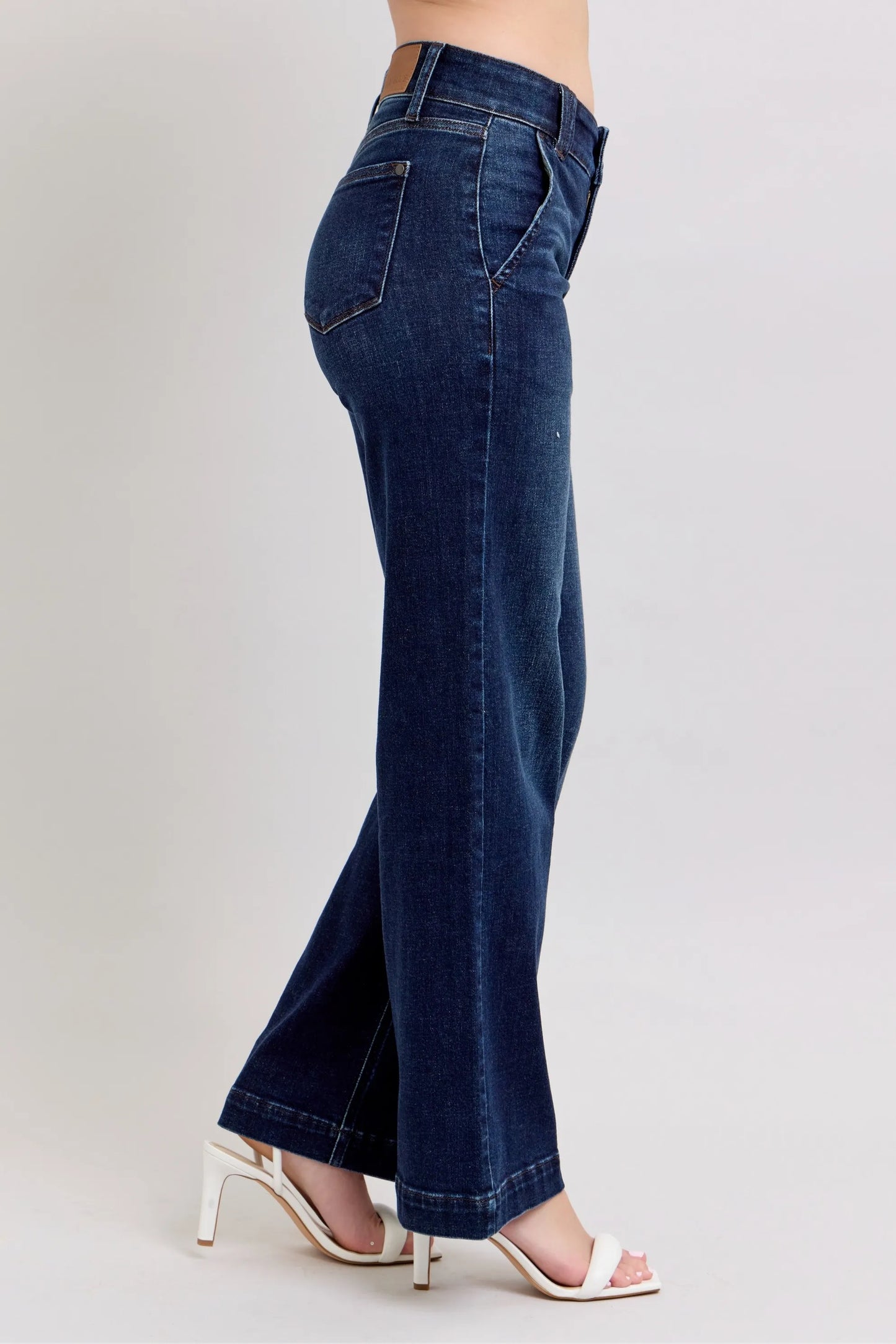 Judy Blue High-Waisted Wide Leg Jeans at In Style Chics Boutique