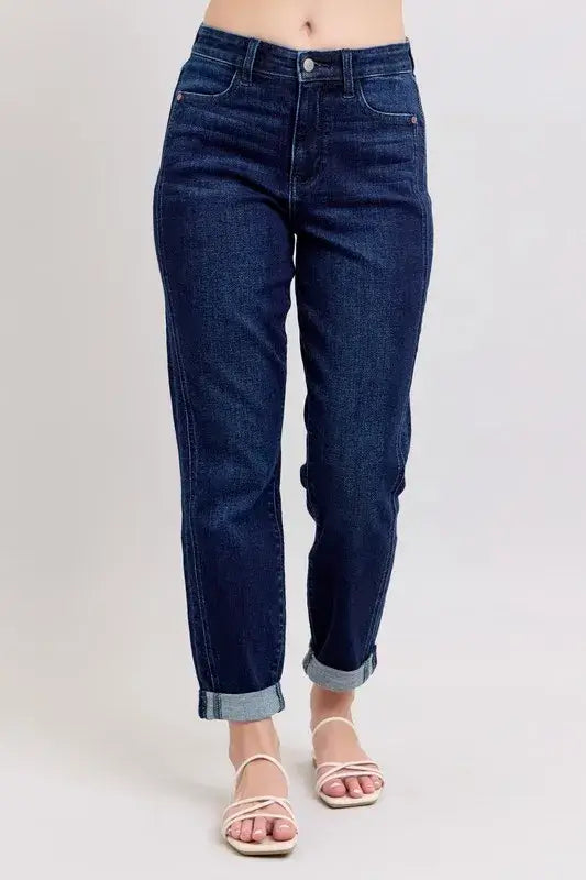 Judy Blue High Waist Boyfriend Jeans - In Style Chics Boutique Women's Juniors Plus Size Apparel Online