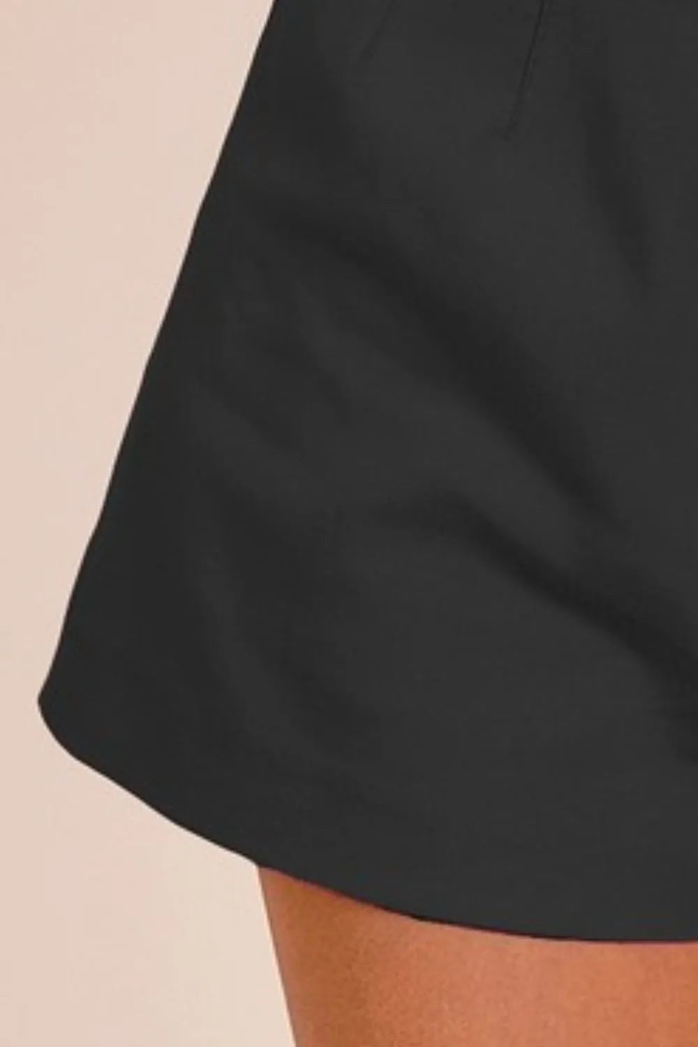 Bandless Tailored Black Shorts - In Style Chics Boutique