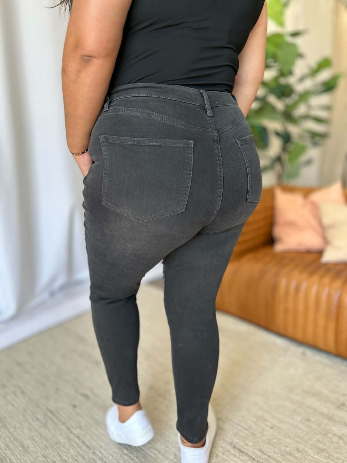 RFM Full Size High Rise Tummy Control Skinny Jeans - In Style Chics Boutique LLC
