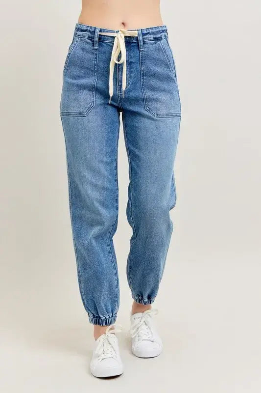 Judy Blue High Waist Denim Joggers