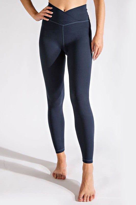 V Waist Full Length Leggings - In Style Chics Boutique LLC