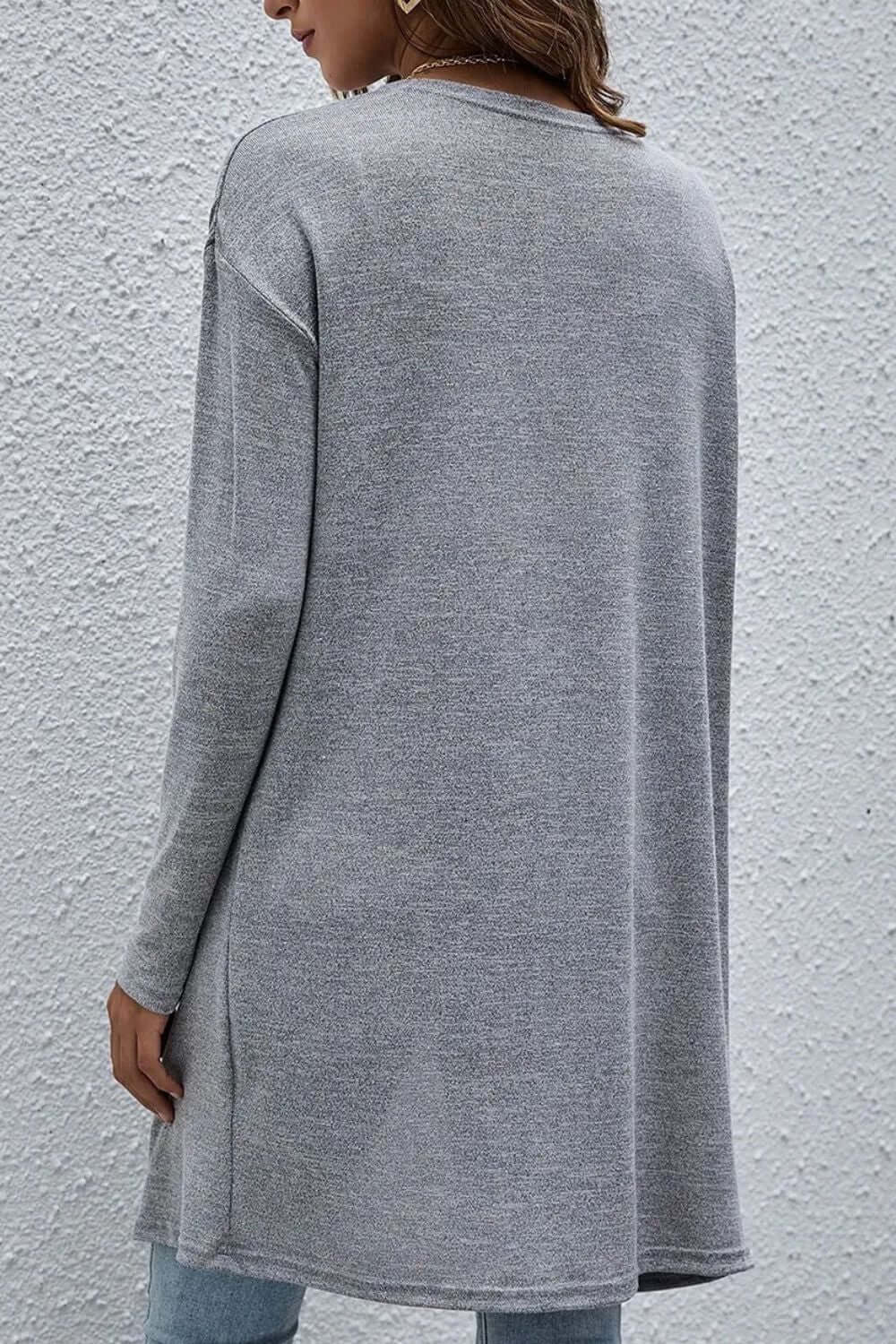 Open Front Long Sleeve Cover Up - In Style Chics Boutique LLC