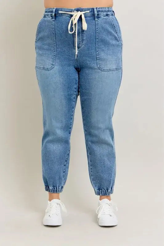 Judy Blue High Waist Denim Joggers